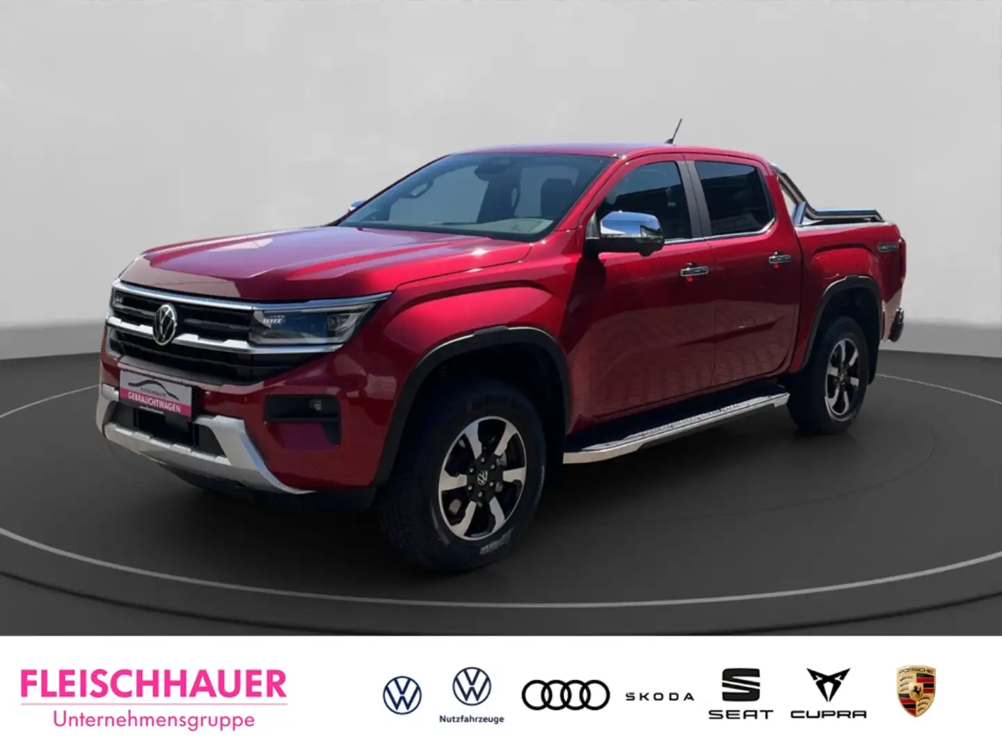 Volkswagen Amarok 3.0 Style Doppelkabine Navi Standheizung Rot - 1