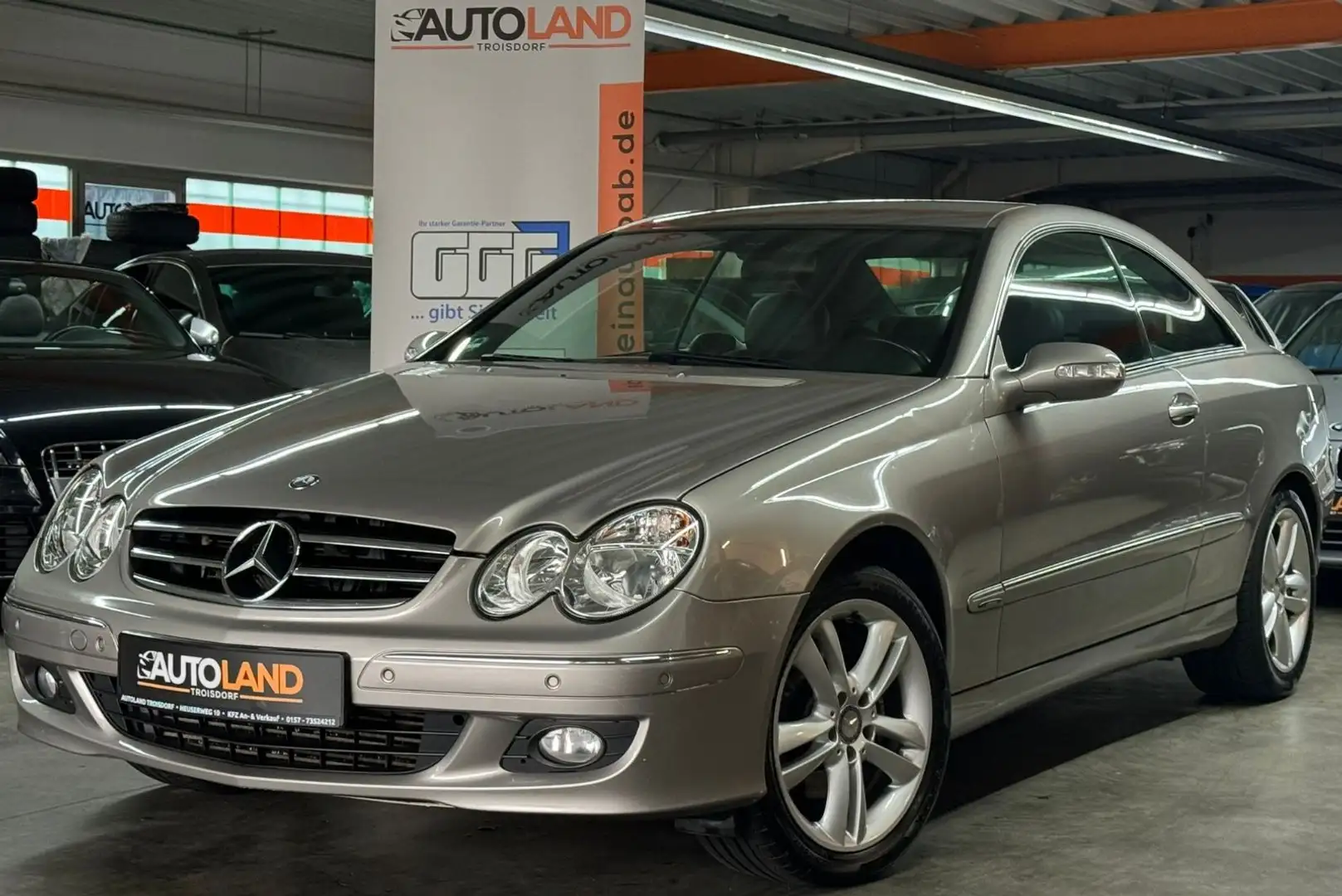 Mercedes-Benz CLK 200 Kompressor*AUTOMATIK*PDC*LEDER*SHZG Szürke - 2