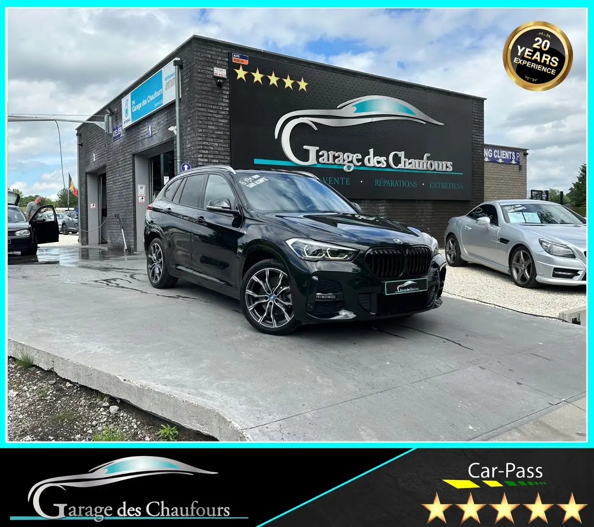 BMW X1 PHEV 1.5iA xDrive25e - ! Pack M ! - Tva Récup. Noir - 1