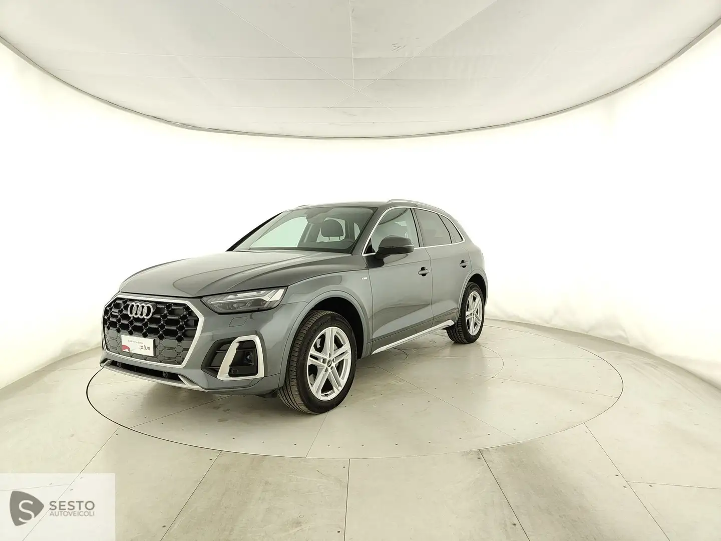 Audi Q5 II 2020 40 2.0 tdi mhev 12V S line quattro s tron Grigio - 1