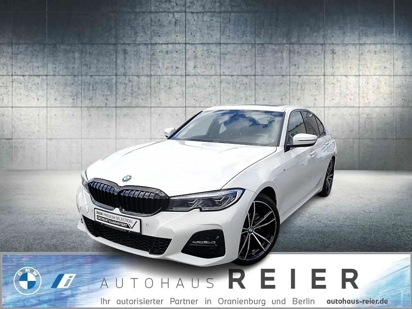 BMW 320 i MSport,19",Navi,HUD,Laser,el.GSD Blanc - 1