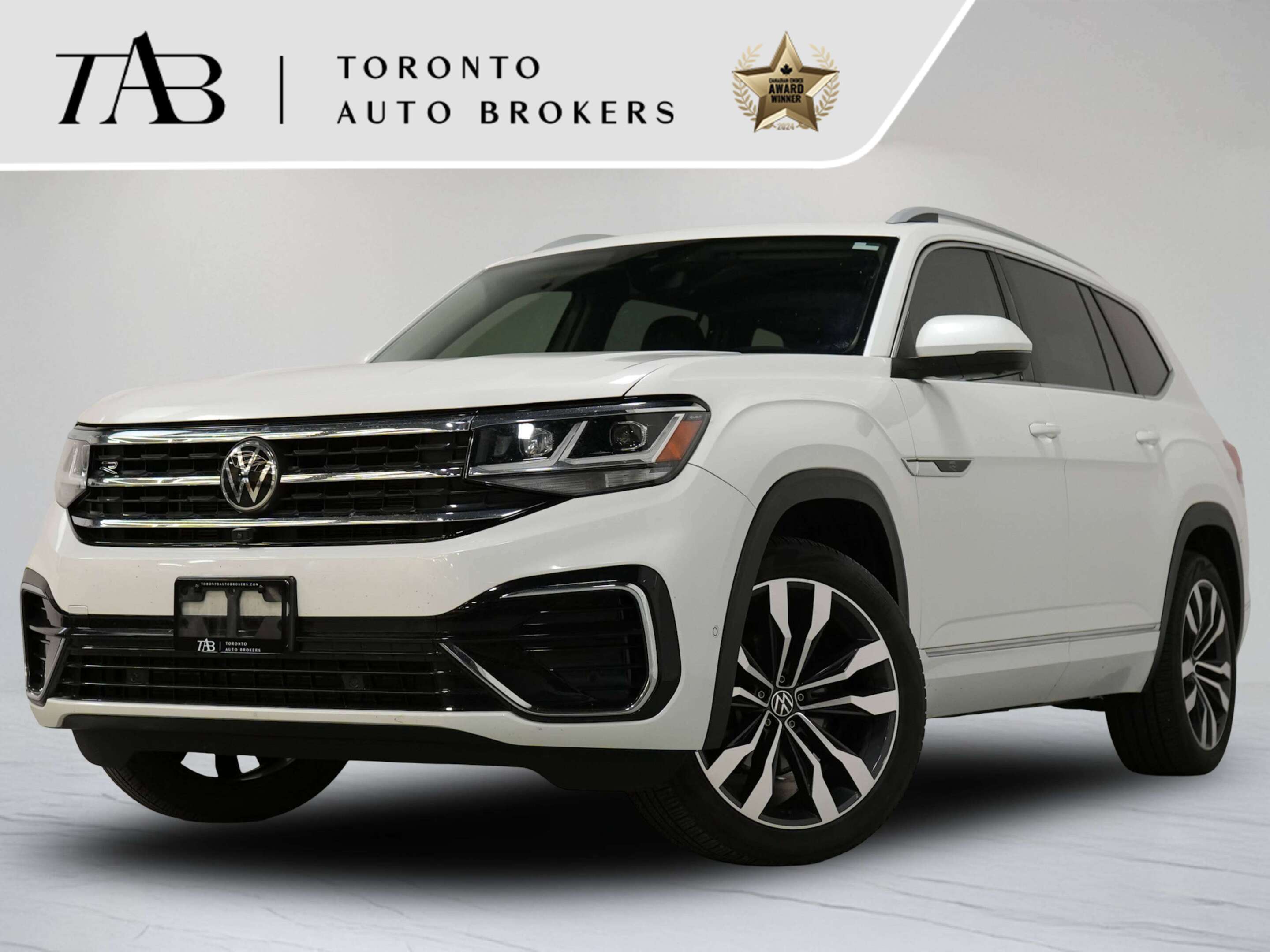 White 2021 Volkswagen Atlas SUV / Crossover All-Wheel Drive Automatic