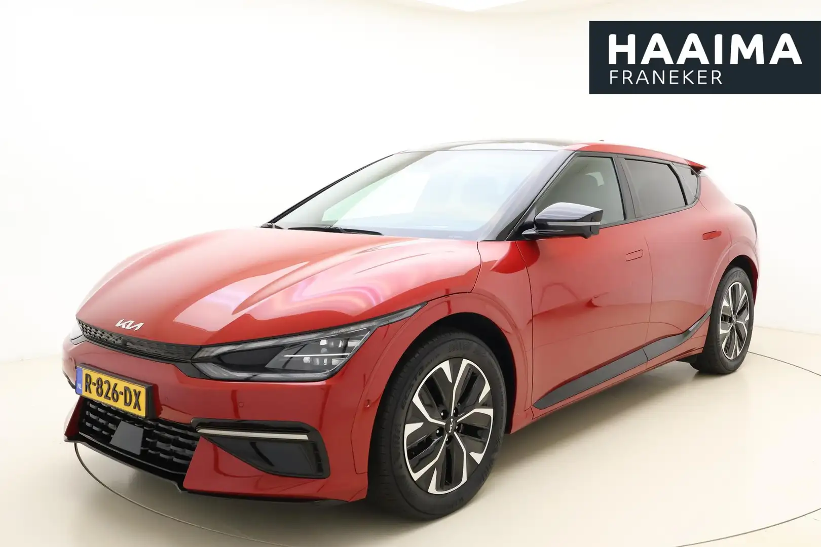 Kia EV6 GT-Line 77.4 kWh 228pk | Navigatie | Camera | Stoe Rood - 1