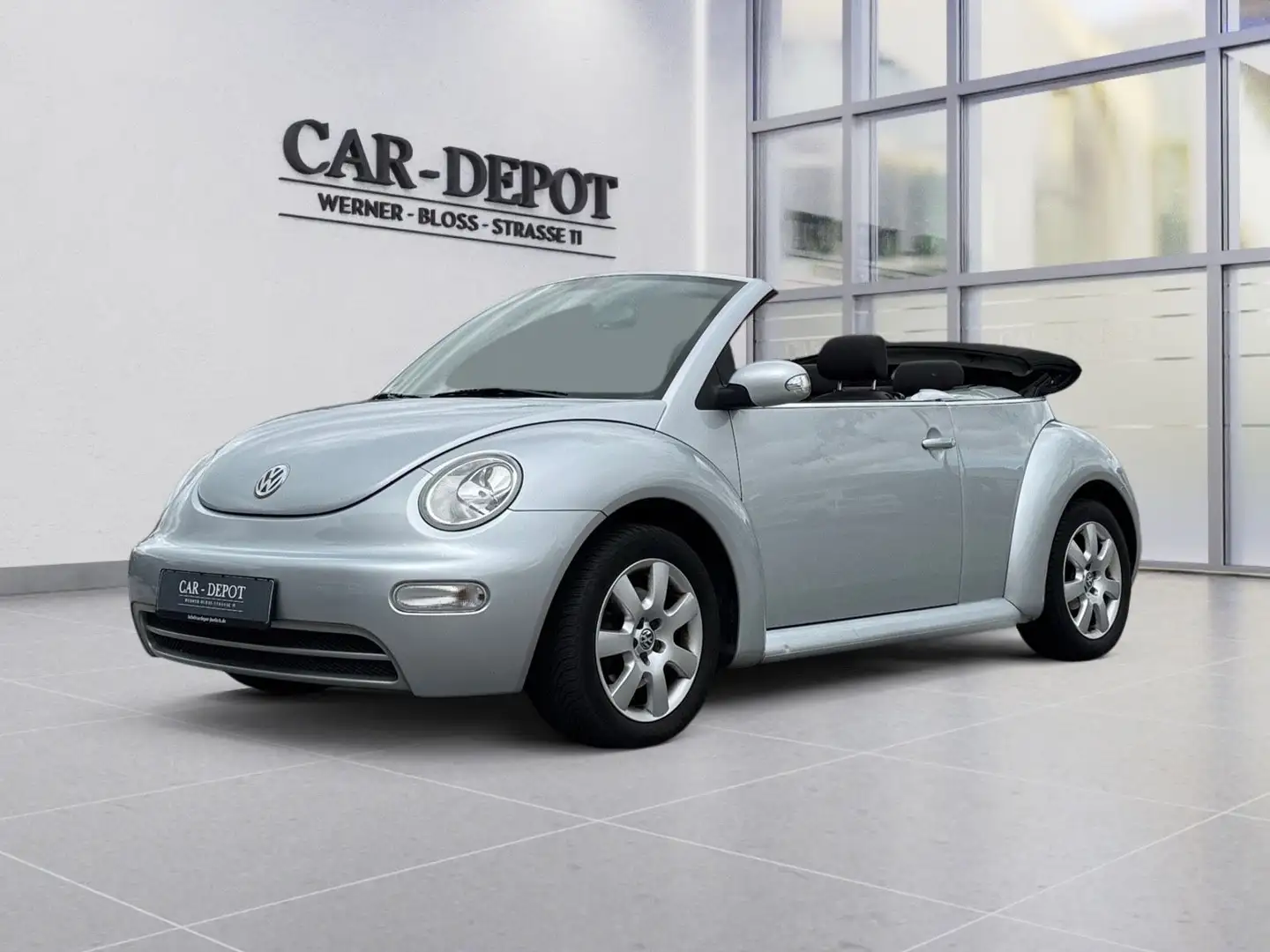 Volkswagen New Beetle Cabriolet 1.6 Highline*1.6 SR SPORT* Silber - 1