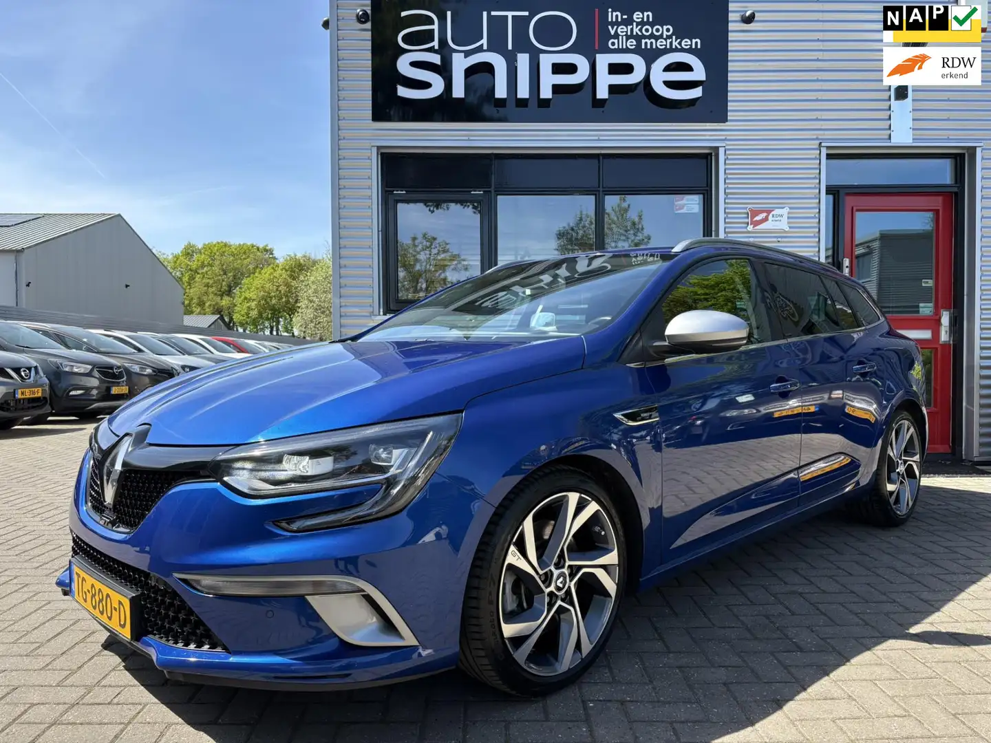 Renault Megane Estate 1.6 TCe GT -205 PK-AUTOMAAT-STOELVERWARMING Blau - 1