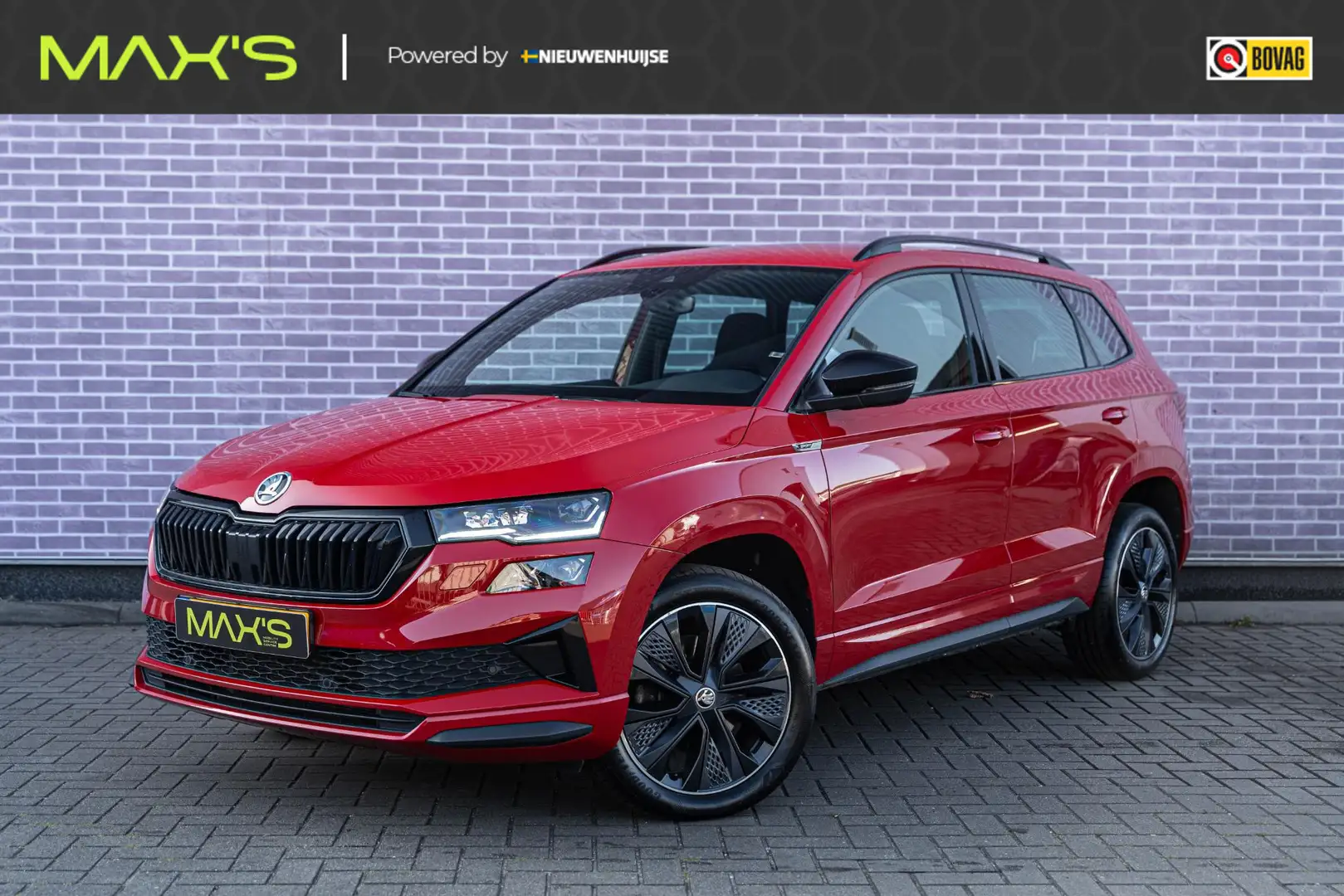 Skoda Karoq 1.5 TSI 150pk DSG Sportline Business | Virtual Coc Rood - 1