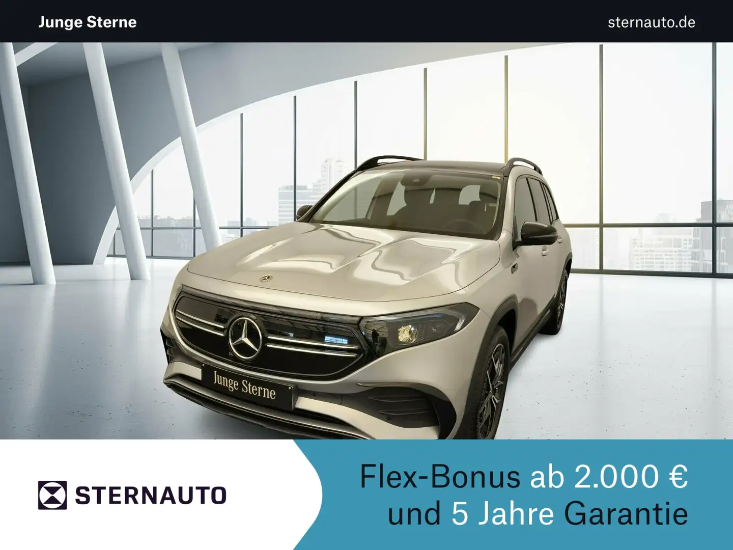 Mercedes-Benz EQB 350 EQB 350 4M AMG Advanced+ Night Pano KeyGo 360° Silber - 1