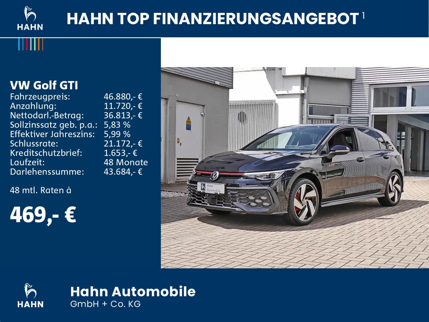 Volkswagen Golf GTI 2,0 l TSI OPF 195 kW  Premium-Paket Noir - 2