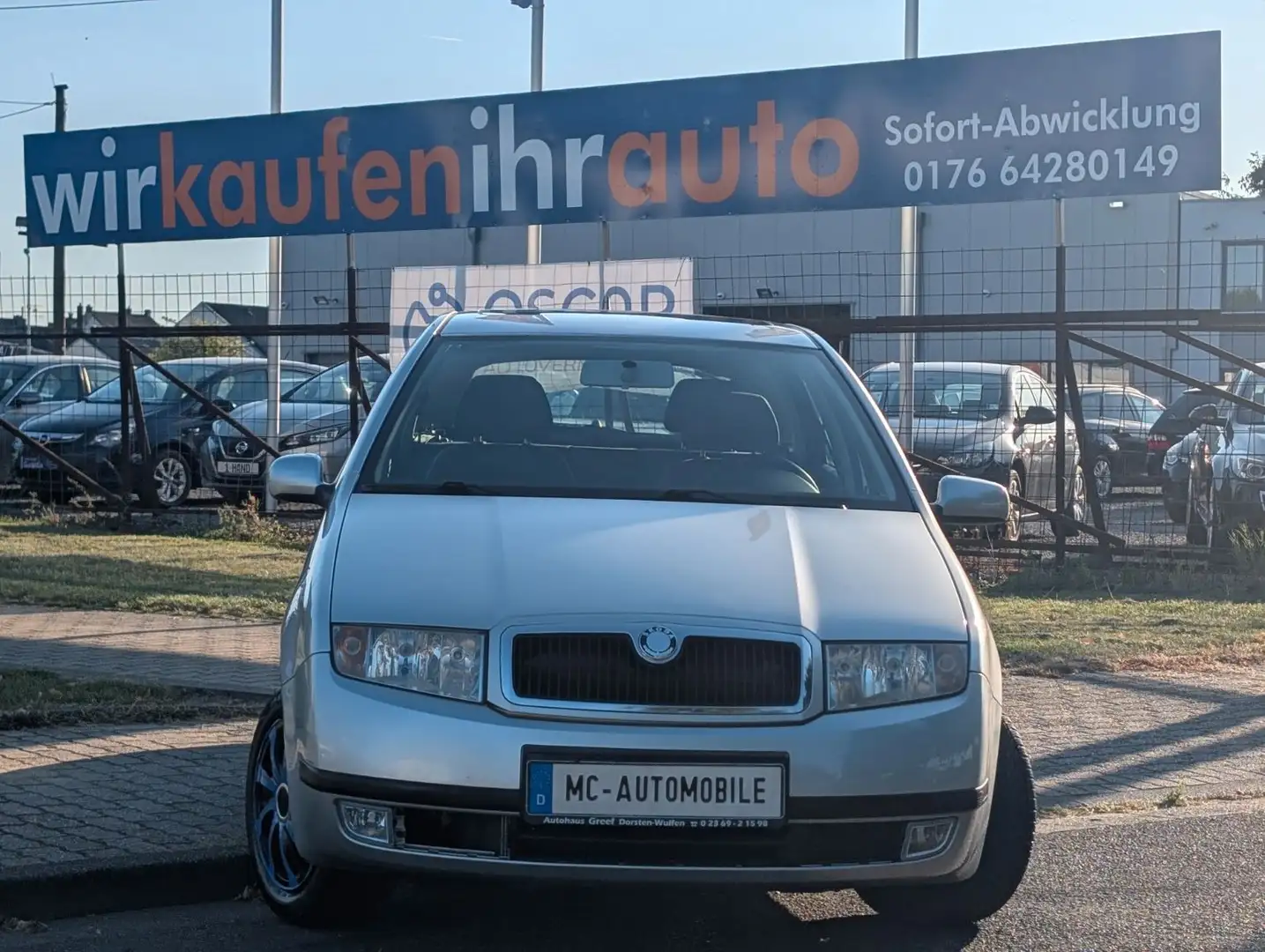 Skoda Fabia Combi 1.4 16V 74 kW Elegance*KLIMA !! Plateado - 1