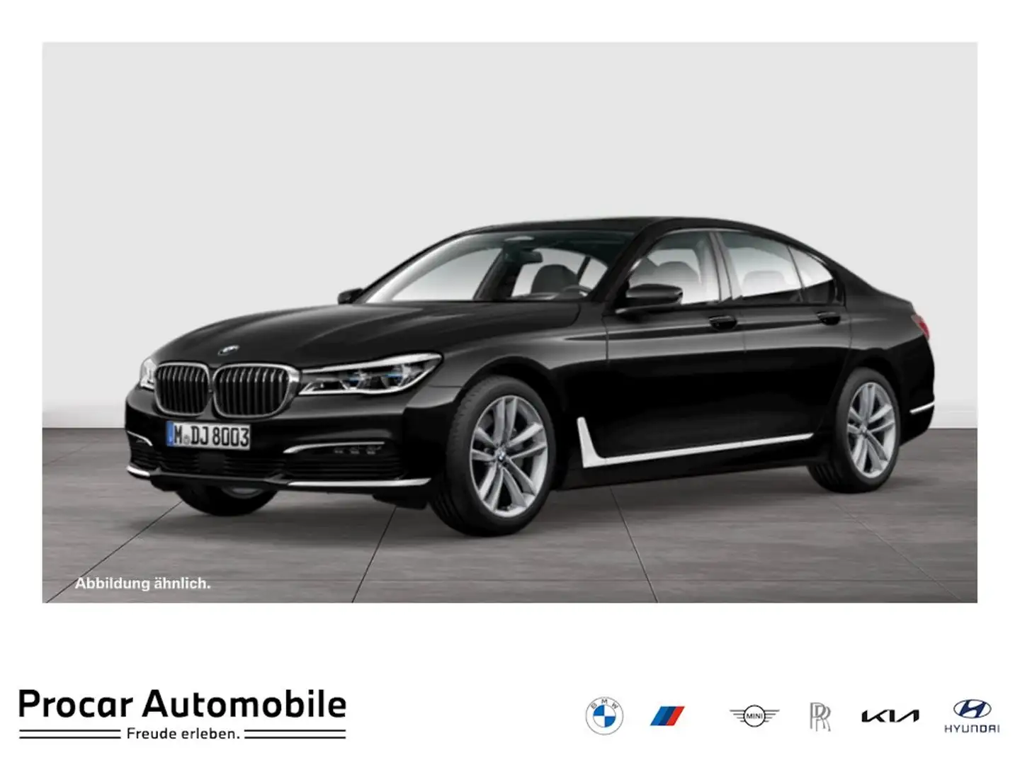 BMW 740 i HeadUp Laser Glasdach Soft-Cl. Integrallenk. Noir - 1