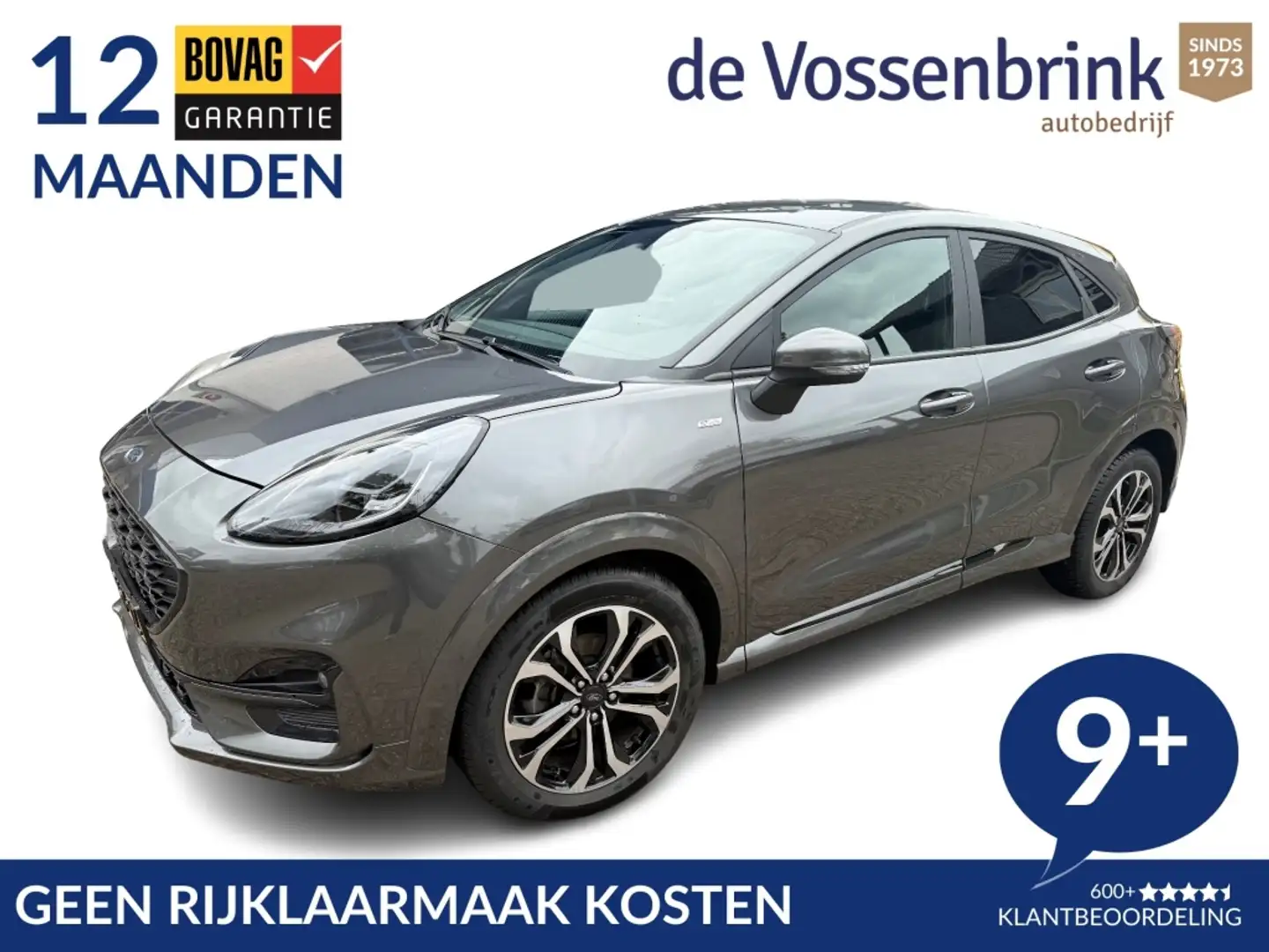 Ford Puma 1.0 EB Hybrid ST-Line Automaat *Geen Afl. kosten* Grijs - 1
