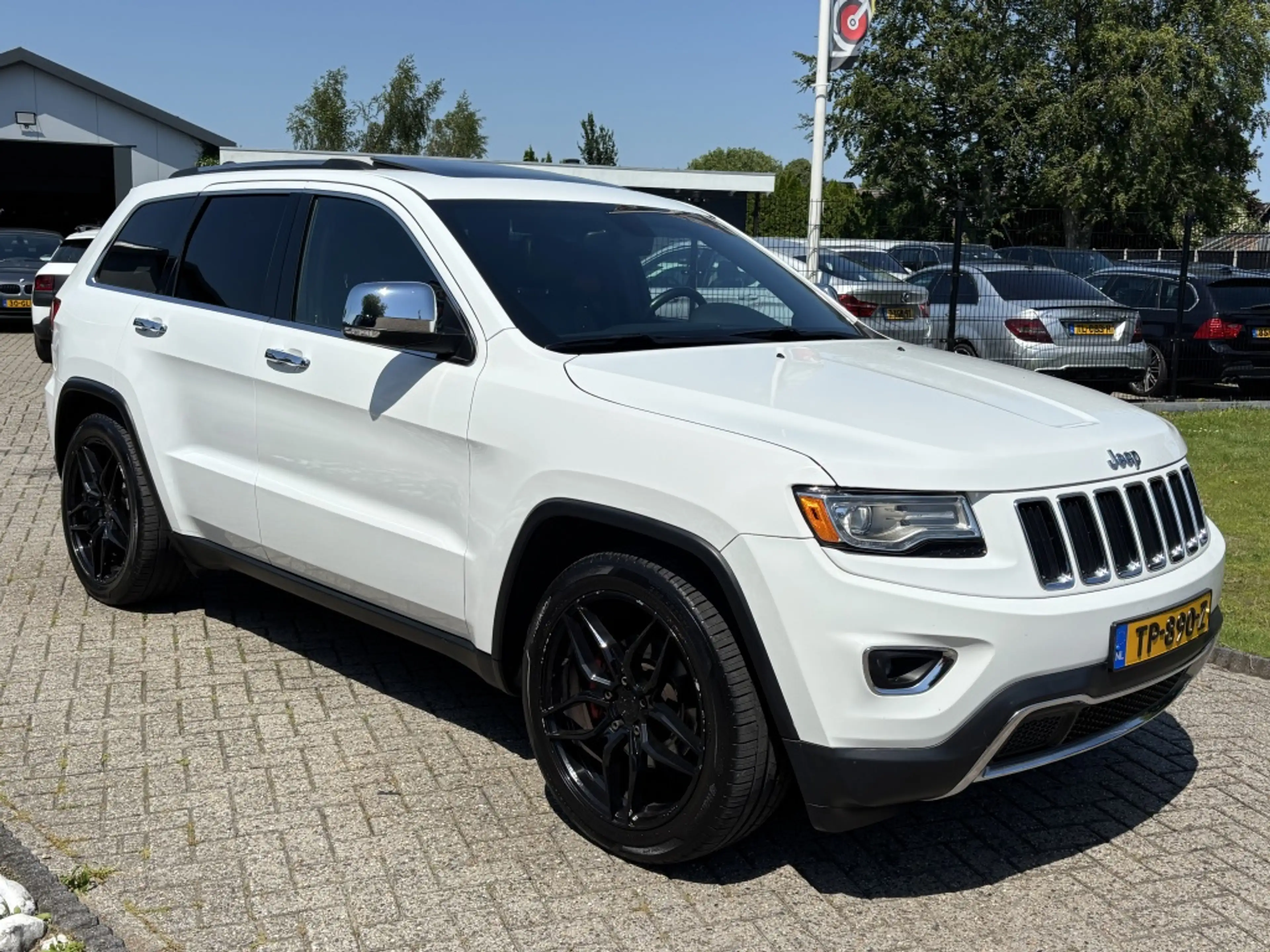 Jeep Grand Cherokee 3.6 V6 Limited 2015 Wit Schuifdak Trekhaak — photo 3