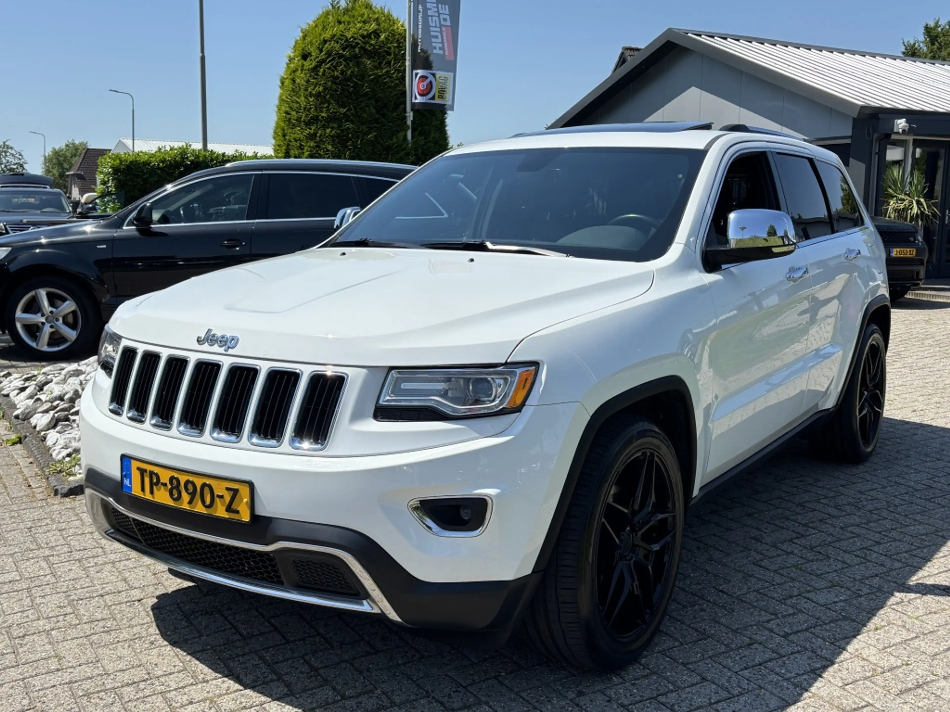 Jeep Grand Cherokee 3.6 V6 Limited 2015 Wit Schuifdak Trekhaak