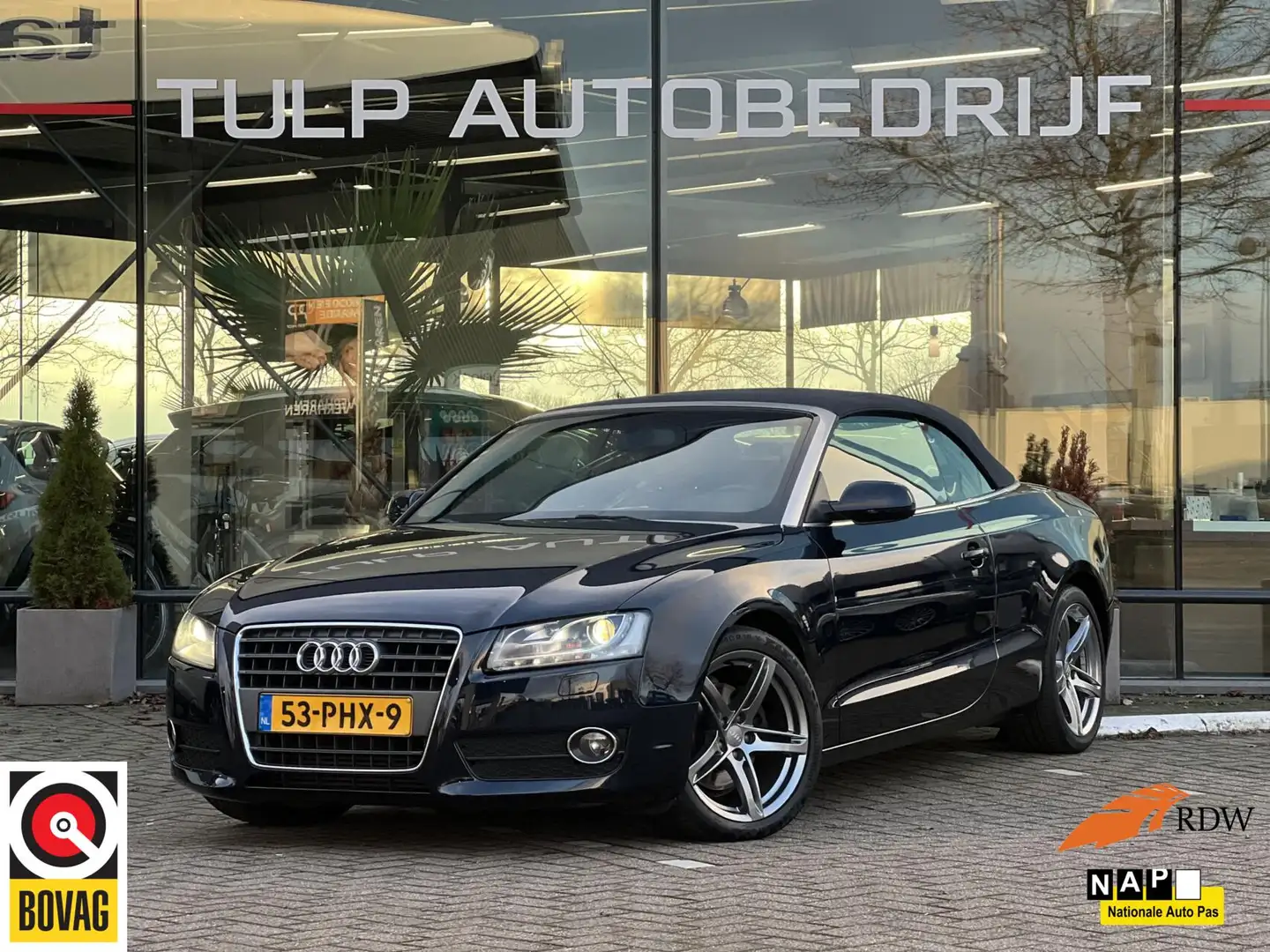 Audi A5 Cabriolet 2.0 TFSI Pro Line Automaat Dealer NAP Blauw - 1
