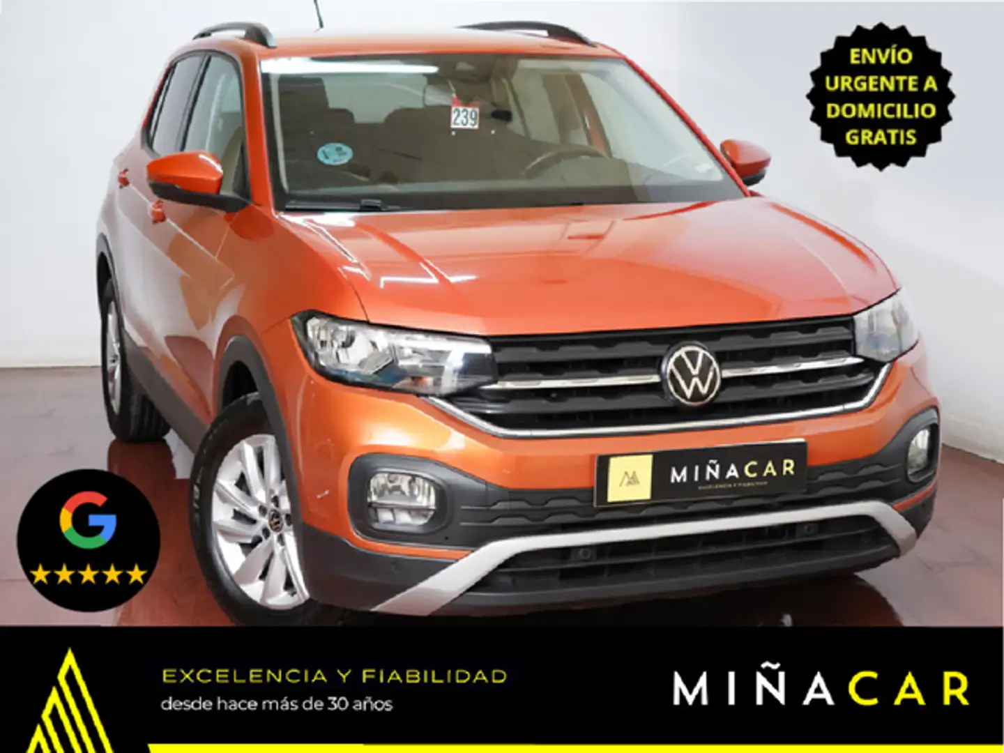 Volkswagen T-Cross 1.0 TSI Advance DSG7 81kW Naranja - 1