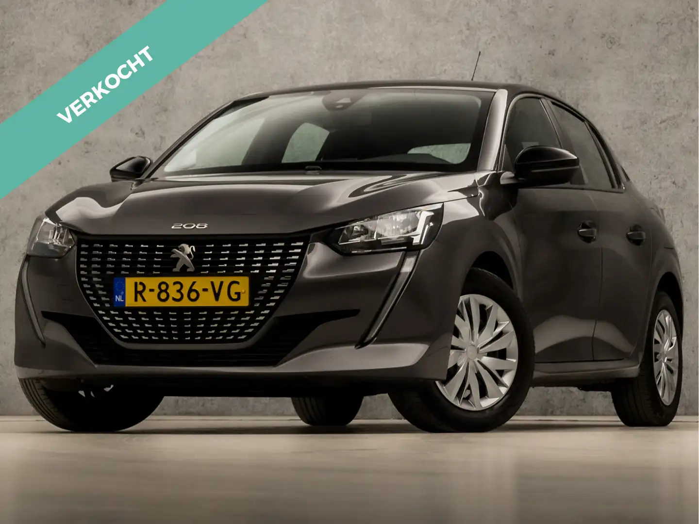 Peugeot 208 1.2 PureTech Sport (APPLE CARPLAY, CRUISE, LANE AS Gris - 1