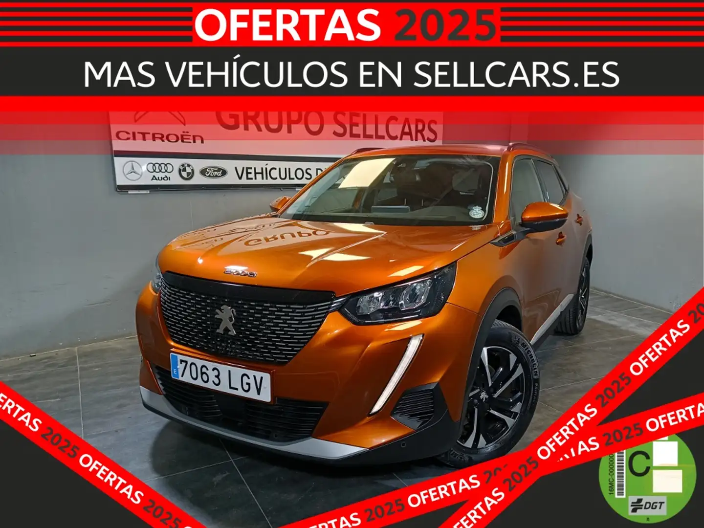 Peugeot 2008 1.5BlueHDi S&S Allure 100 Orange - 1
