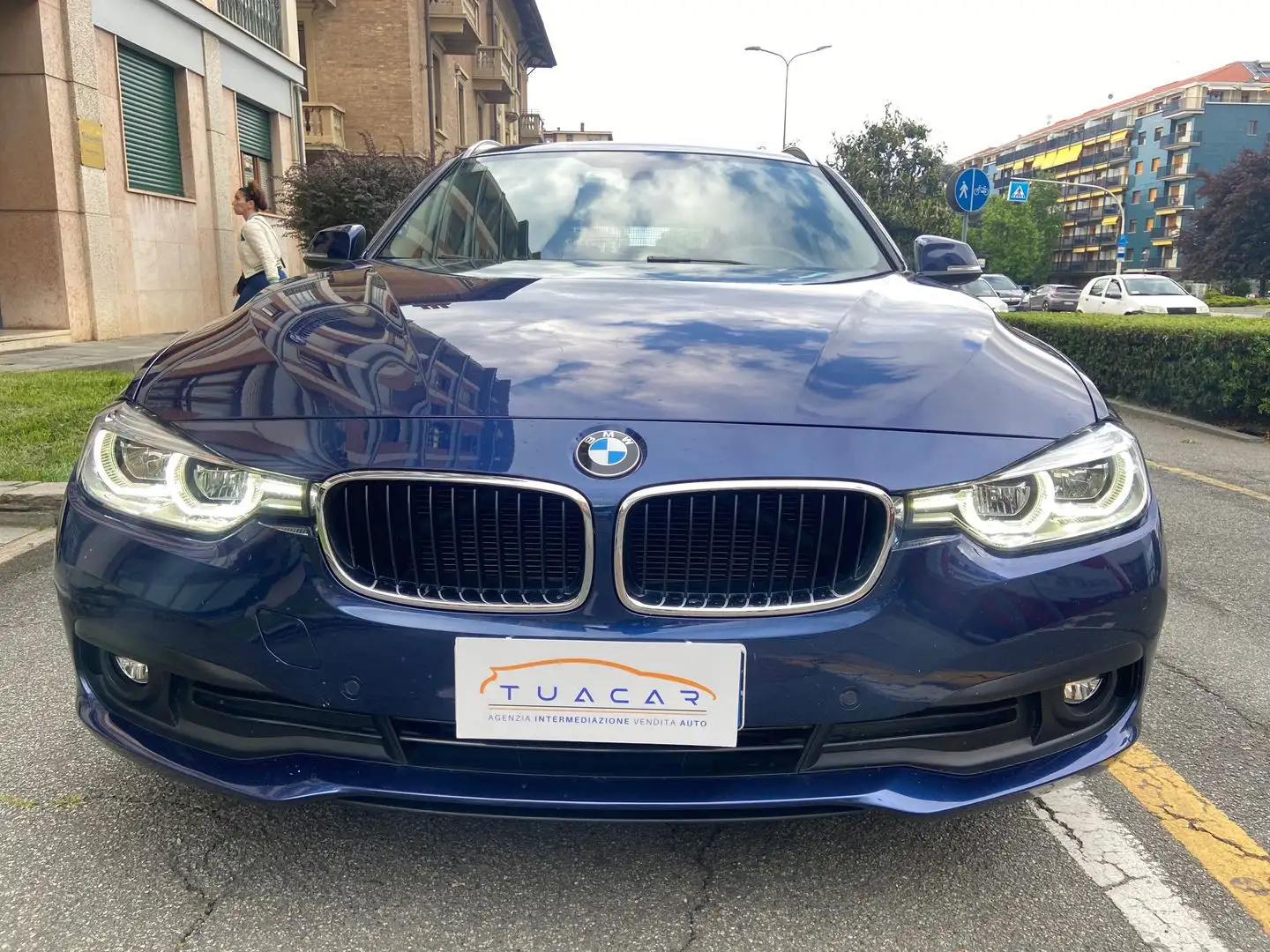 BMW 320 BMW 3 series 318 d Business Advantage Blu/Azzurro - 2