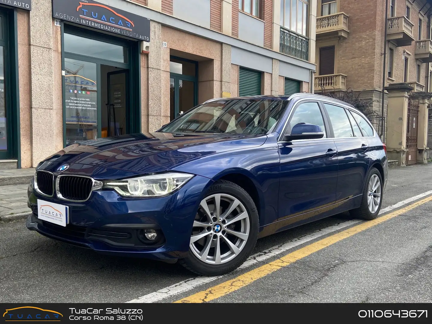 BMW 320 BMW 3 series 318 d Business Advantage Blu/Azzurro - 1