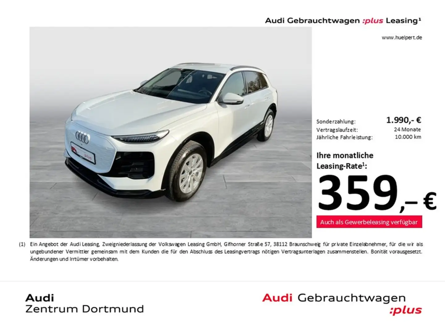 Audi Q6 e-tron advanced 360°CAM WÄRMEPUMPE ACC Blanco - 1