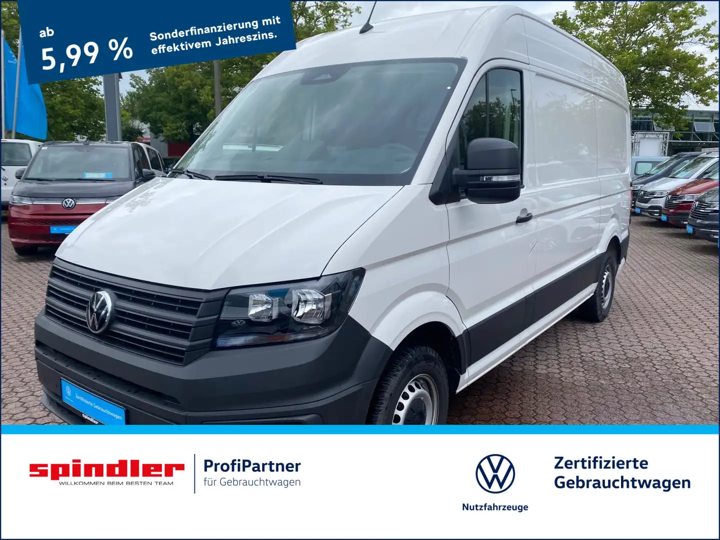 Volkswagen Crafter 35 Kasten L2H2/ AppConnect,RFK, SHZ, PDC Blanco - 1