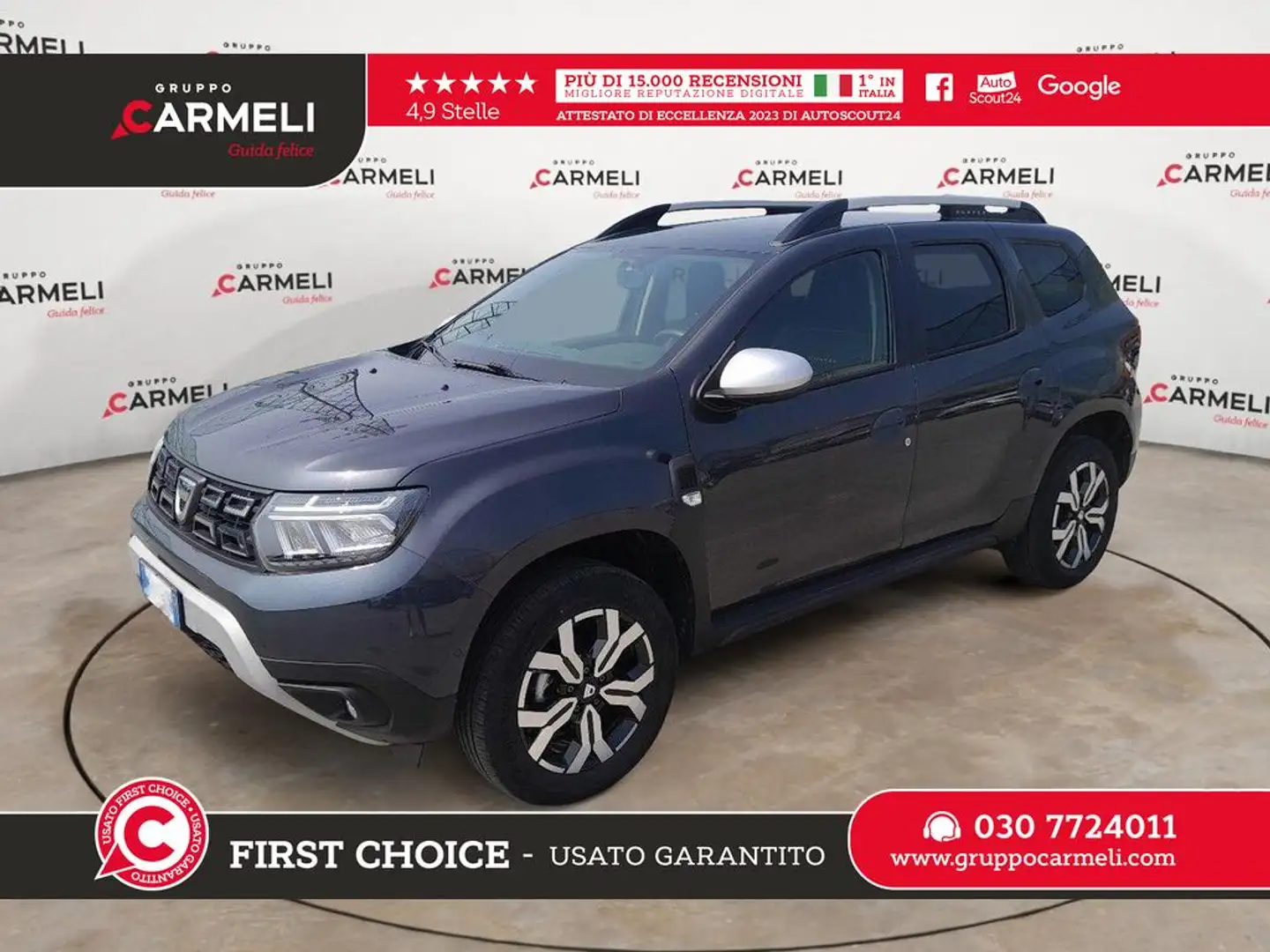Dacia Duster 1.0 tce Prestige up Gpl 4x2 100cv Gris - 1