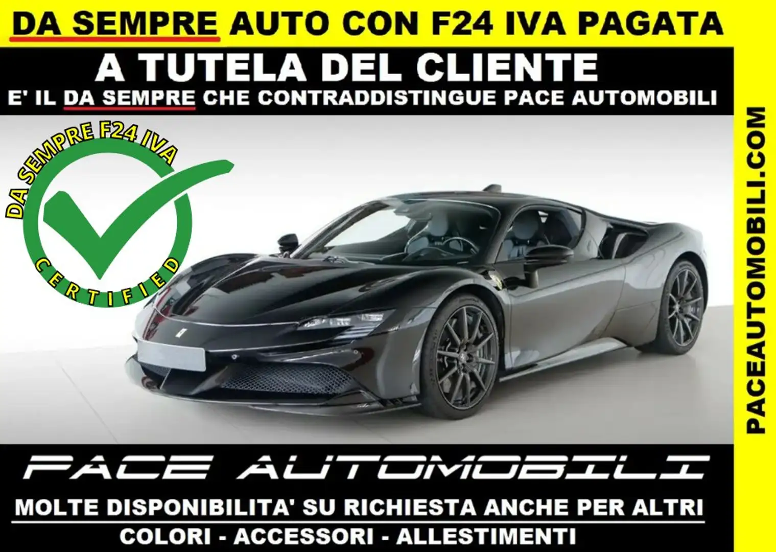 Ferrari SF90 Stradale AFS PACCHETTO CARBONIO RACING LED PDC TELECAMERA Nero - 1