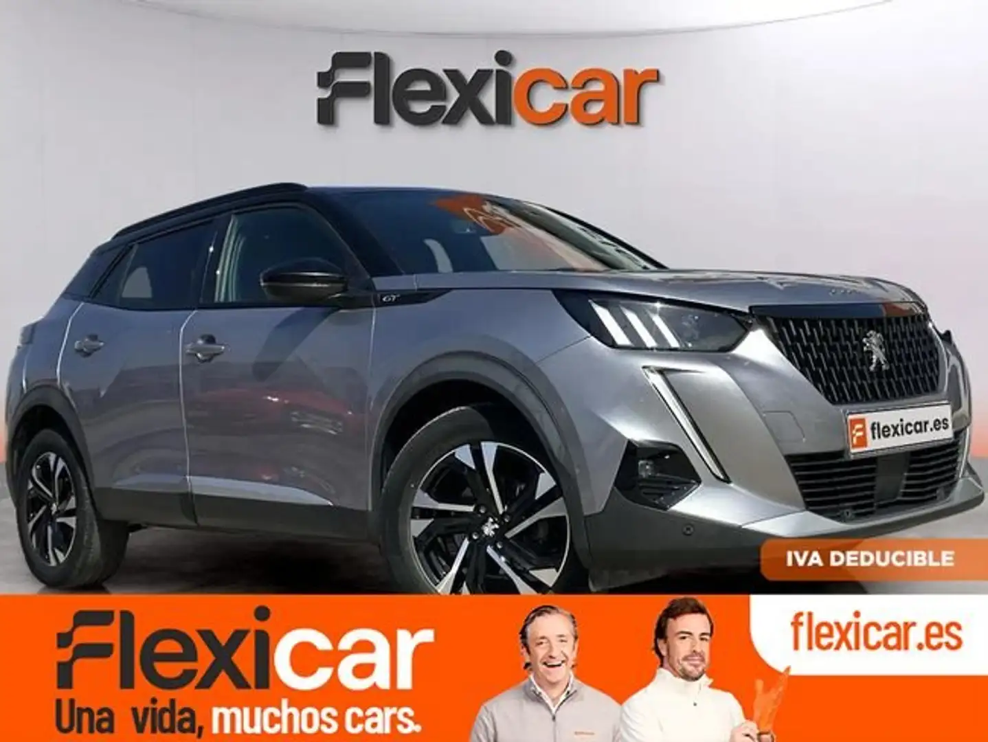 Peugeot 2008 1.2 PureTech S&S GT Pack EAT8 130 Gris - 1