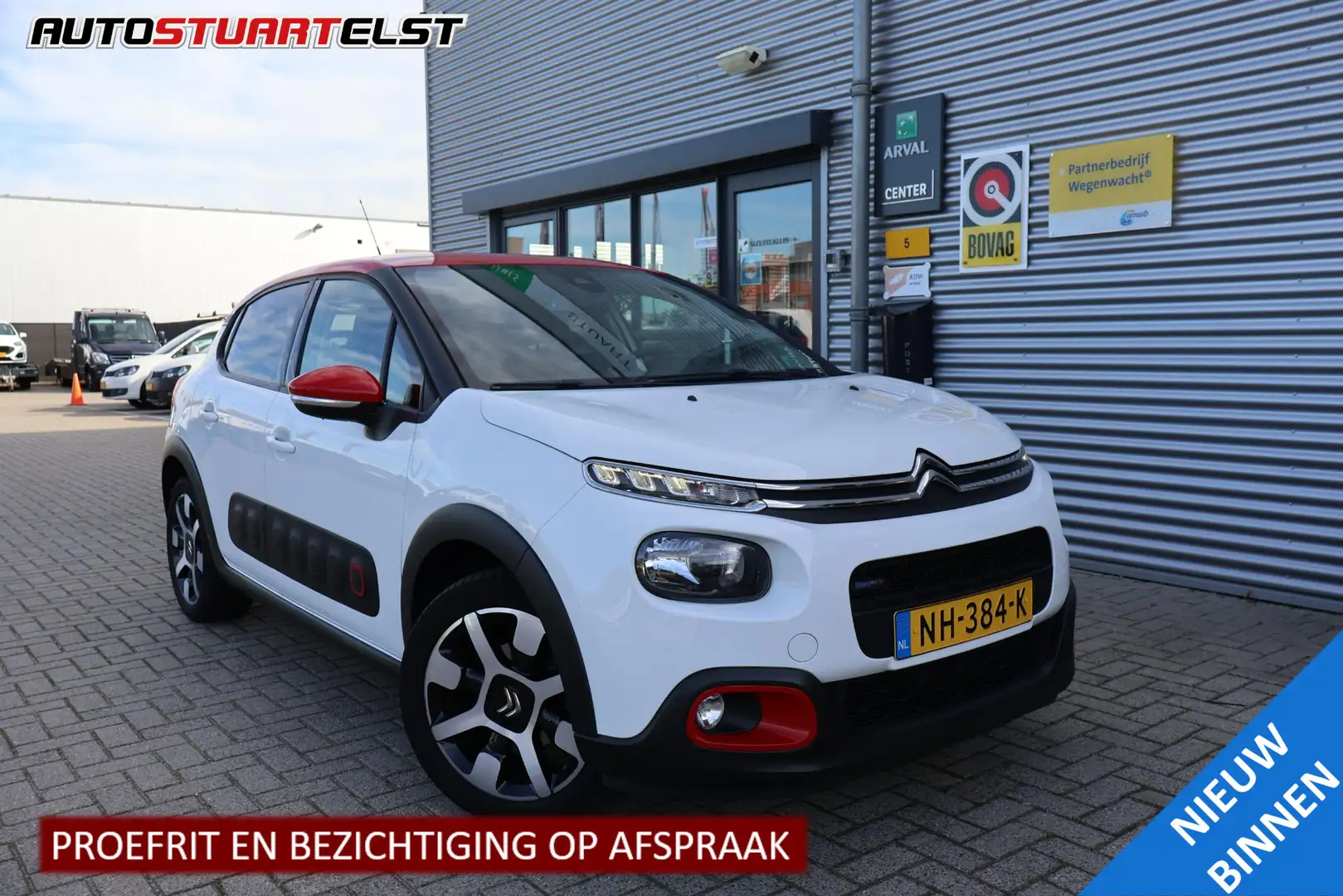 Citroen C3 1.2 Shine NL-Auto | Volledig Onderh. | 2e Eigenaar Wit - 1