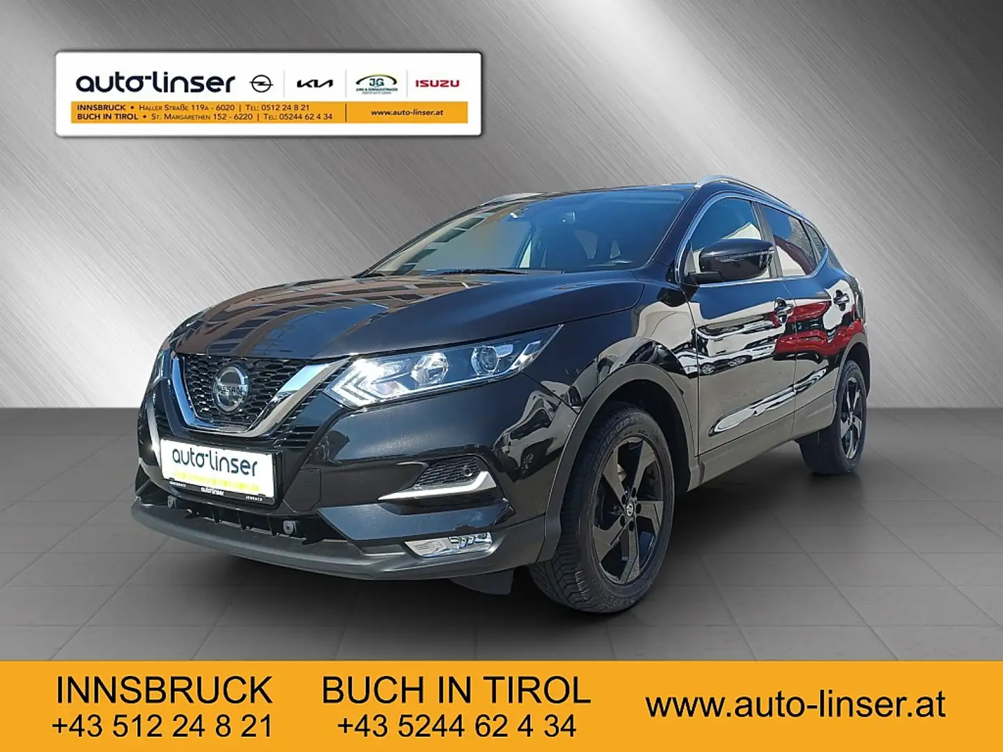 Nissan Qashqai 1,3 DIG-T N-Way Schwarz - 1