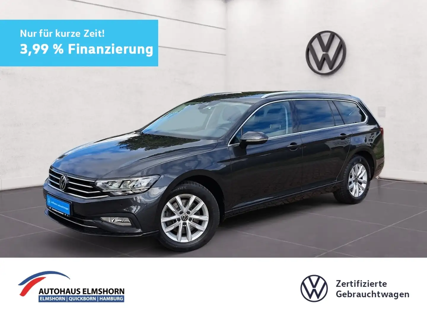 Volkswagen Passat Variant Business 2.0 TDI DSG NAV APP KAM LED GJ-REIF PDC Grau - 1