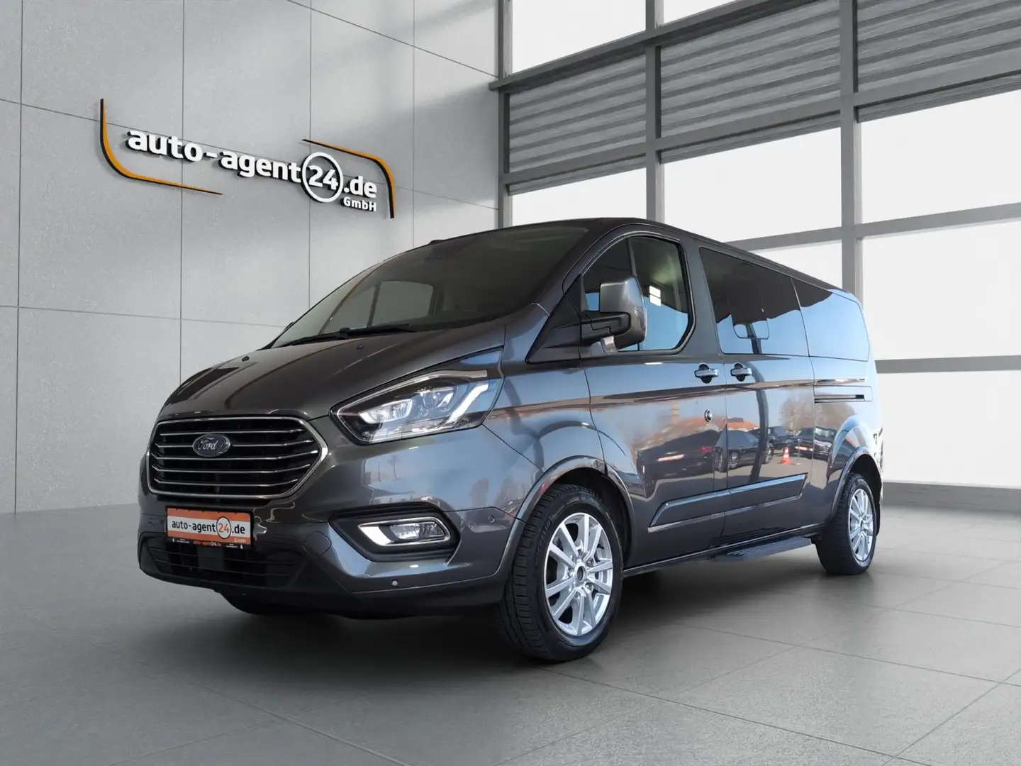 Ford Tourneo Custom 2.0 TDCi L2 Titanium  X/ACC/BLIS/Kamera/AHK Grau - 2