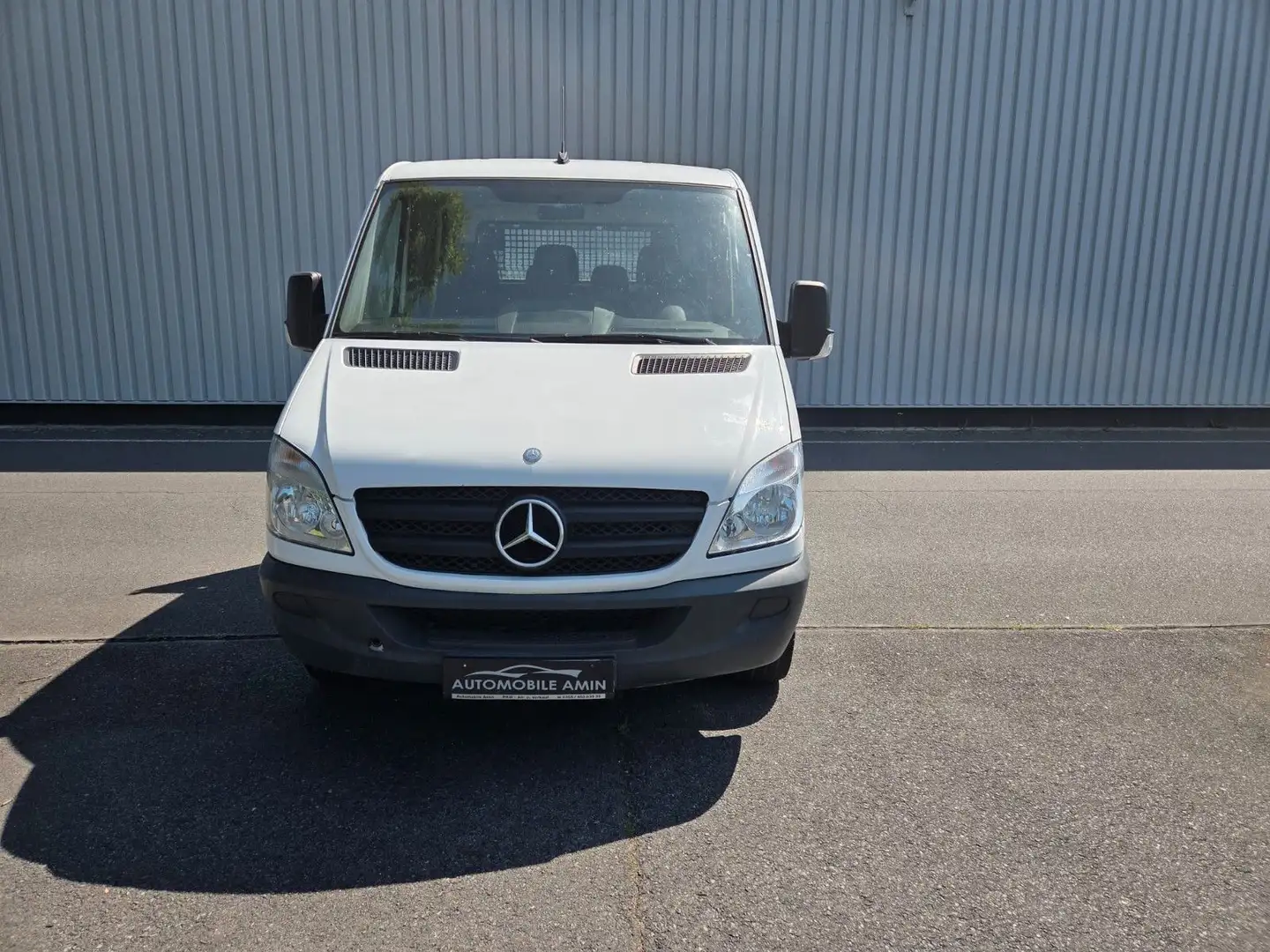Mercedes-Benz Sprinter II Pritsche/DoKa 7 Sitze TÜV NEU 1.Hand Bílá - 2