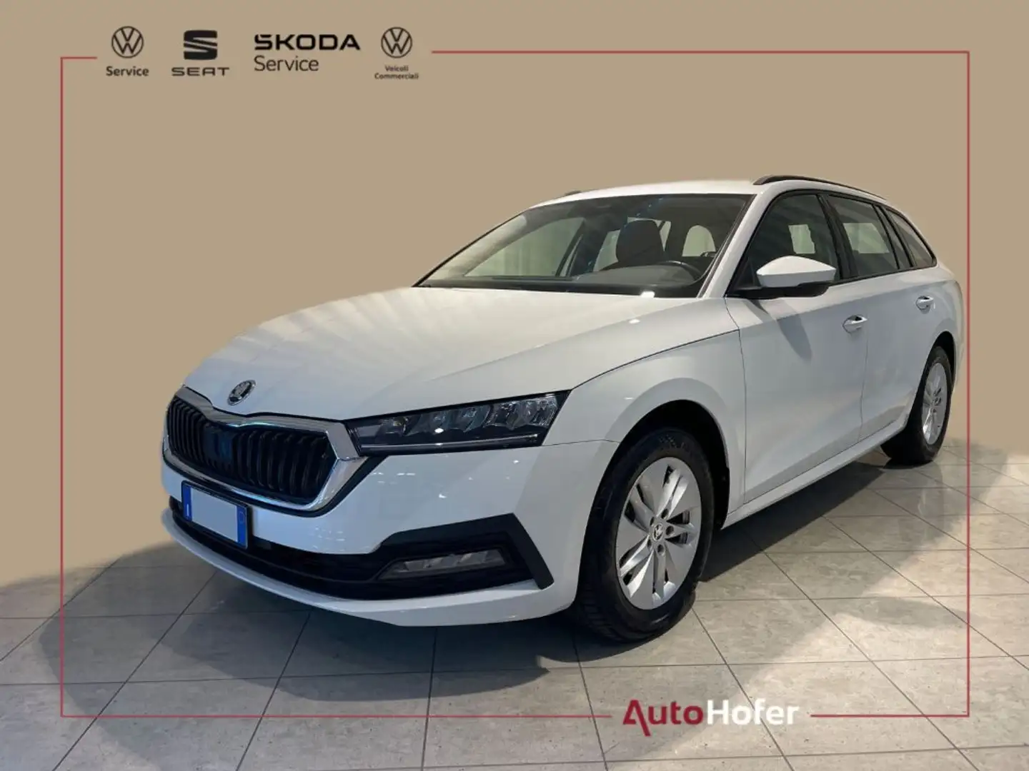 Skoda Octavia 2.0 TDI DSG Wagon Executive LED ACC DAB+ Blanc - 1