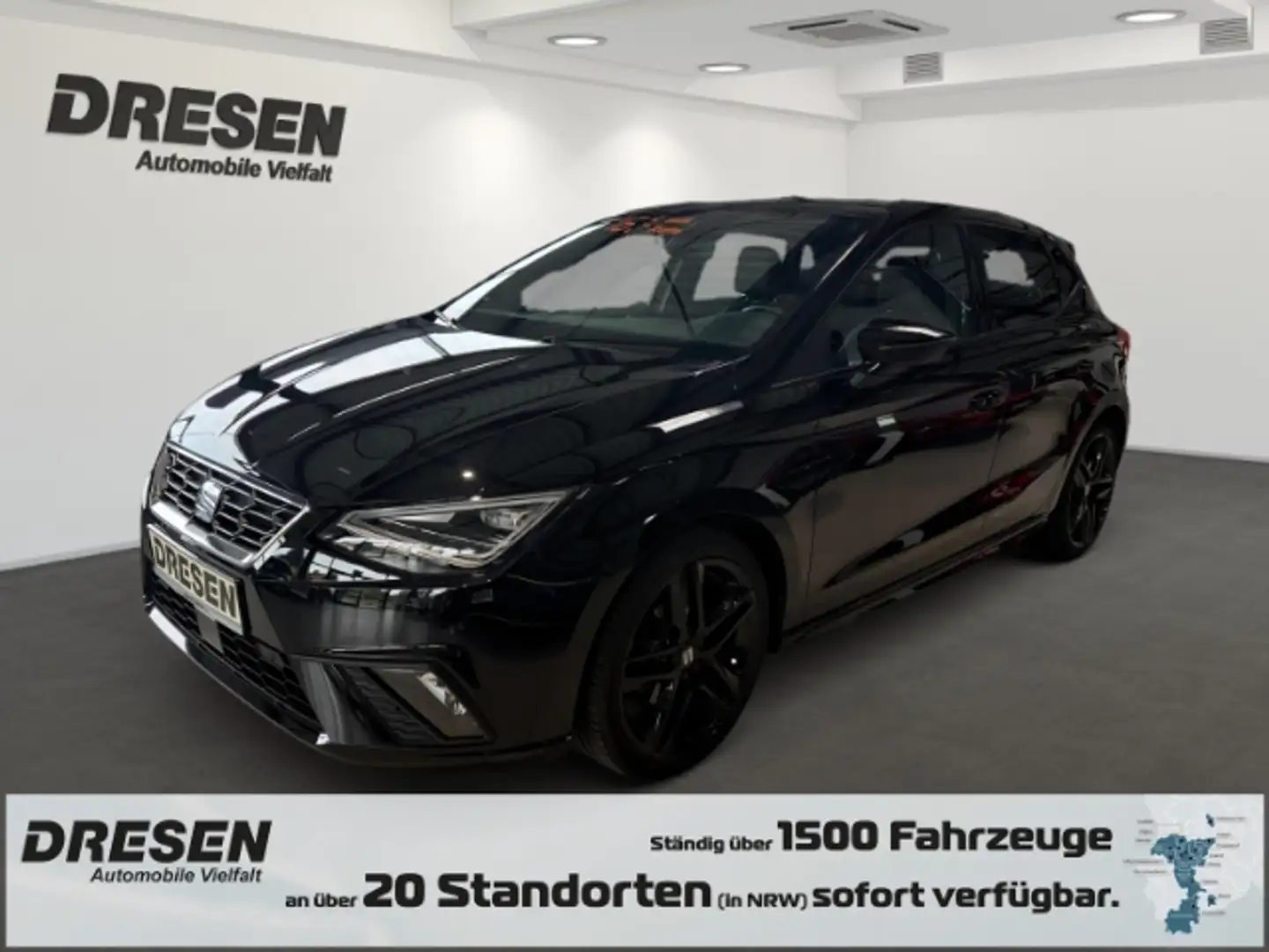 SEAT Ibiza FR Pro Black Edition 1.0 TSI 7-Gang-DSG/Rückfahrka Černá - 1