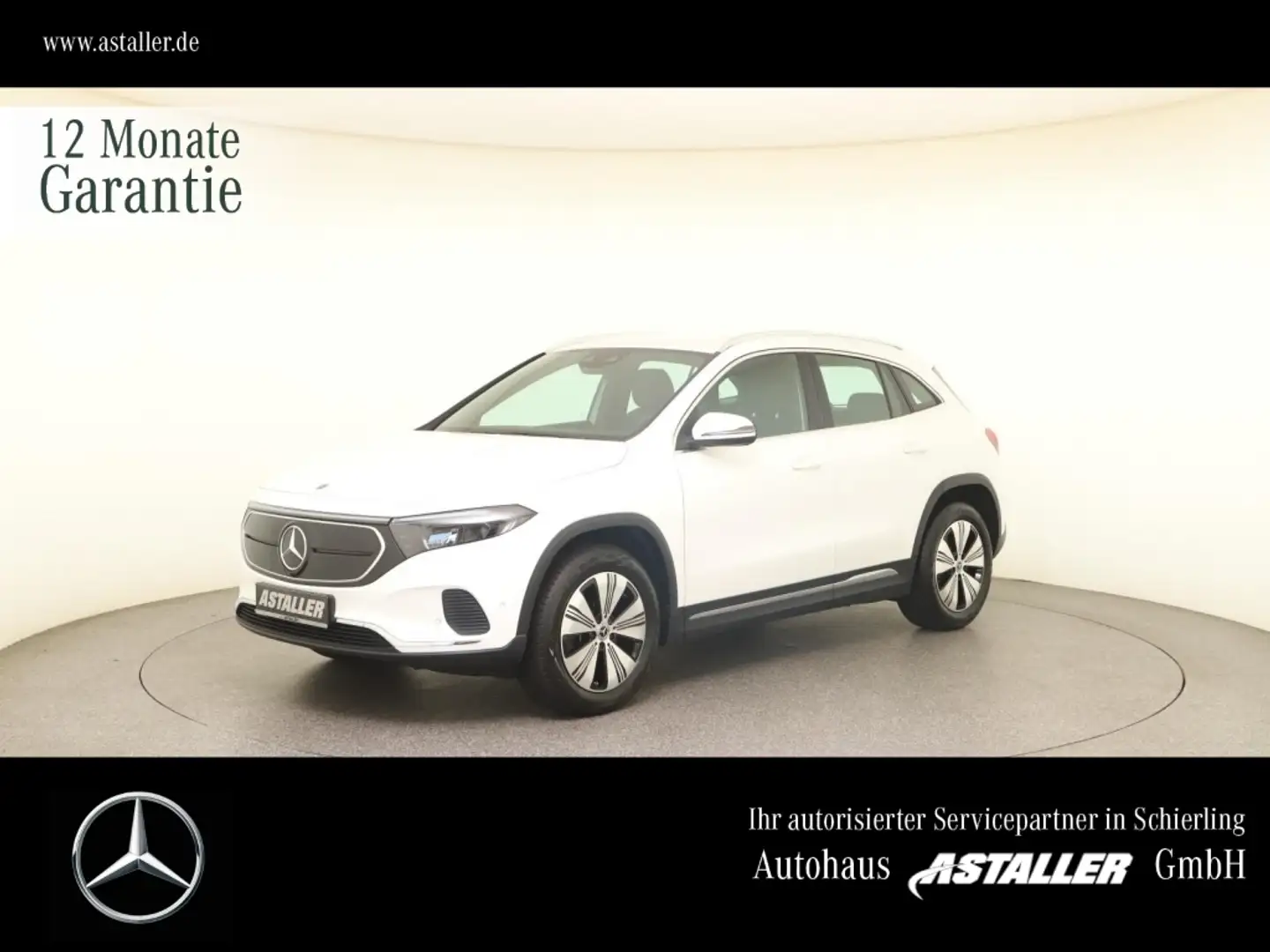 Mercedes-Benz EQA 300 4M Progressive Advanced+LED+MBUX+KAM+18" Blanc - 1