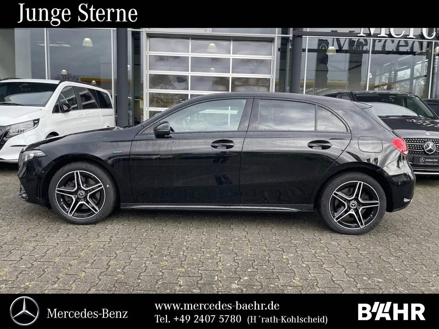 Mercedes-Benz A 250 A 250 e AMG+Night/MBUX/LED/AHK/Burmester/LMR-18" Zwart - 2