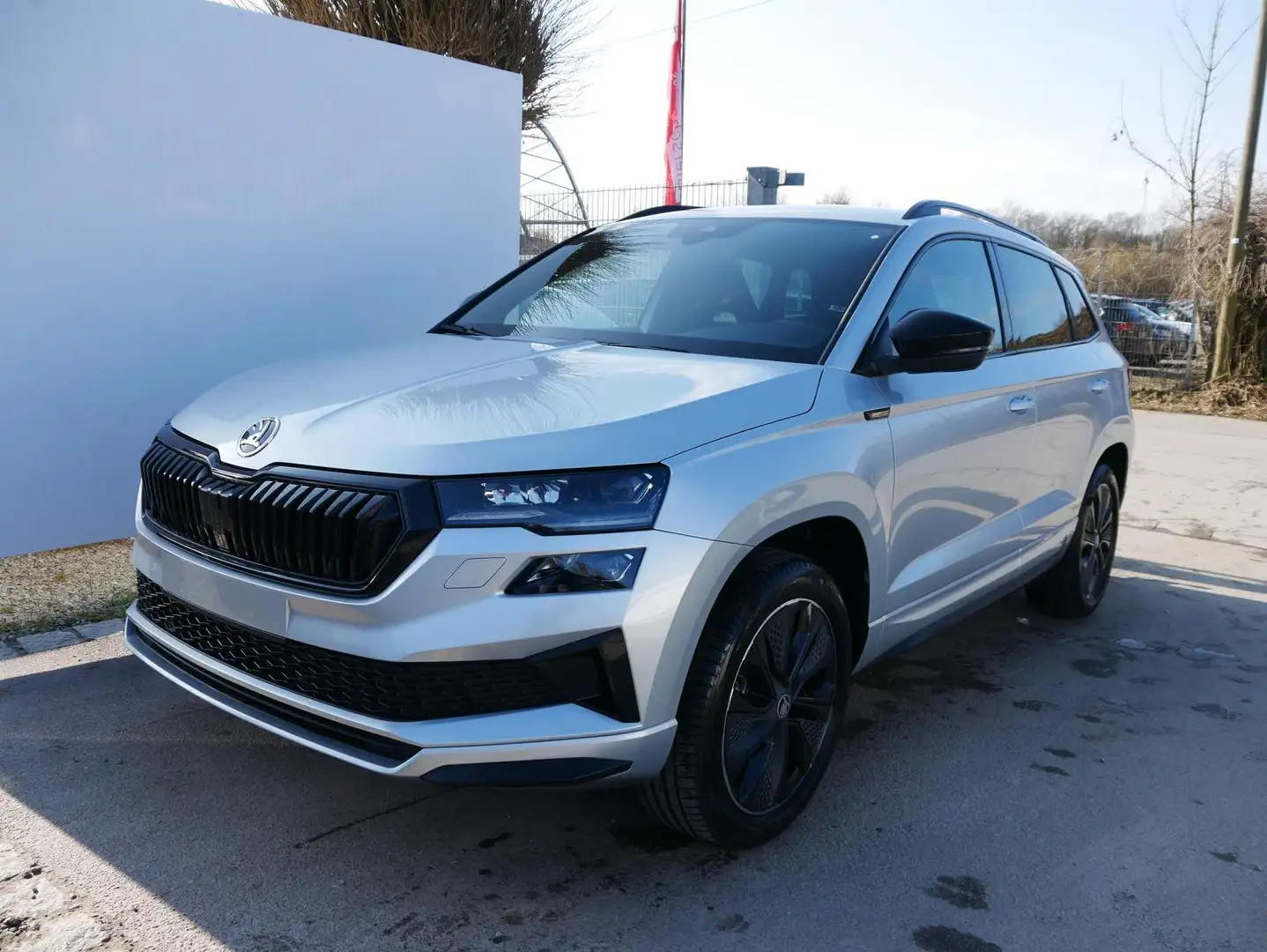Skoda Karoq Sportline 2.0 TDI 4x4 DSG*AHK-SCHWENKBAR*ACC*PD... Silber - 1