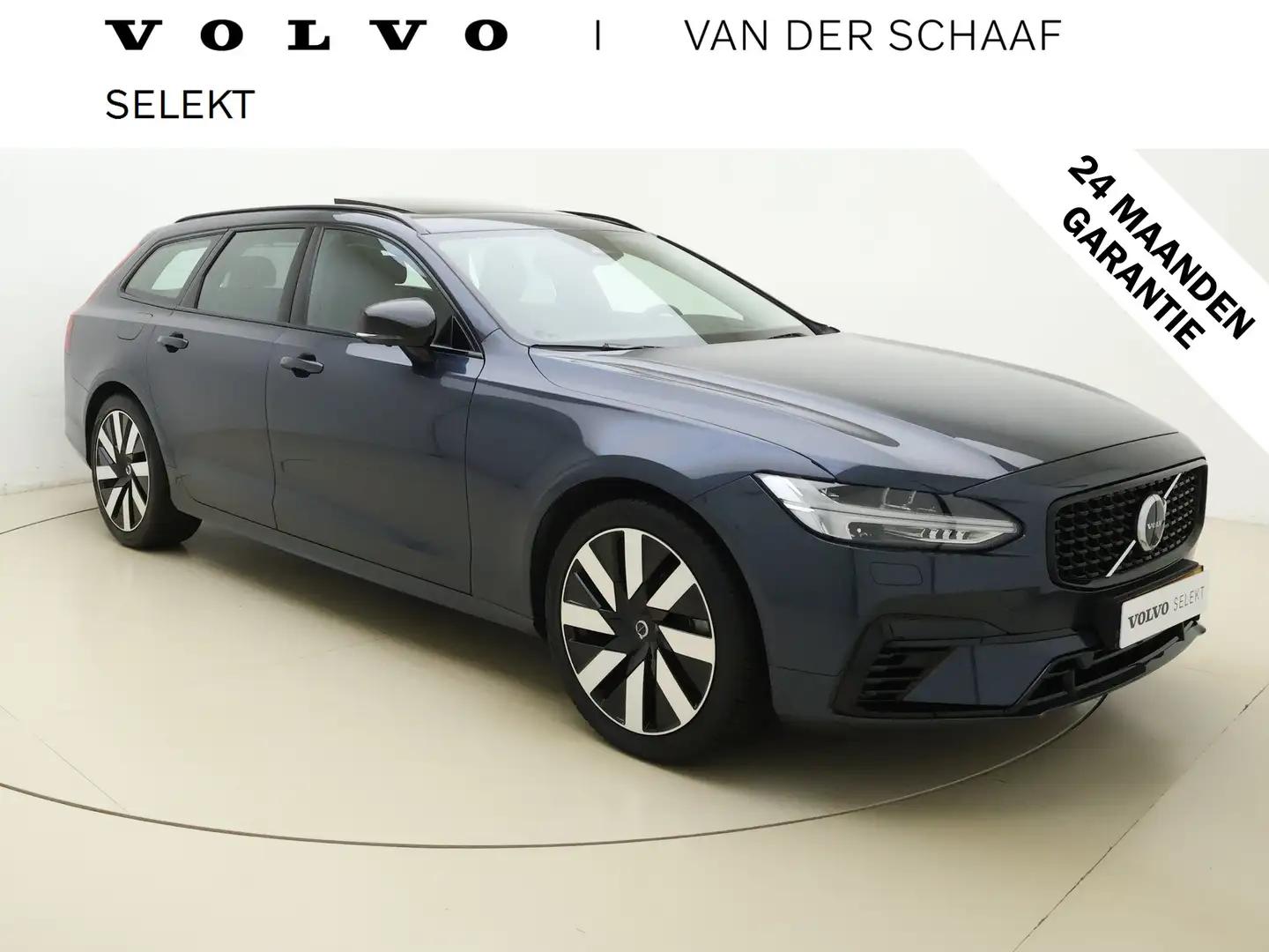 Volvo V90 T6 350pk AWD Ultra Dark / Dubbel glas / 19'' + All Blau - 1