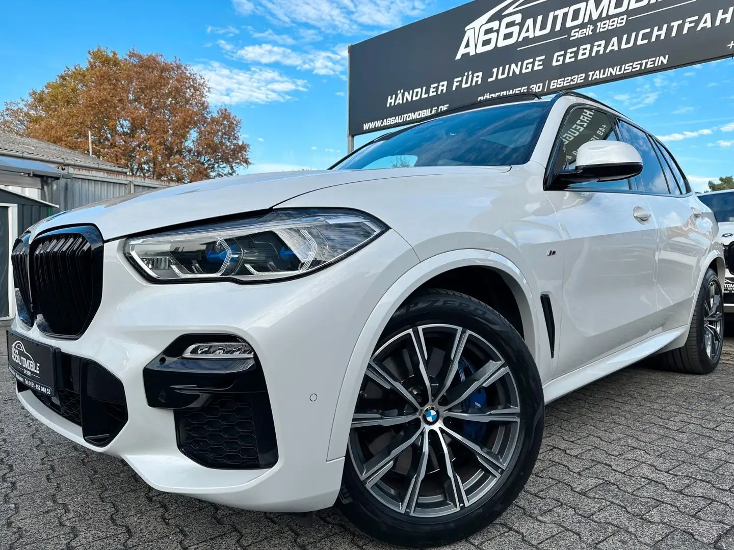 BMW X5 xDr40i M Sport PANO*ACC*AHK*Standh*Laser*HiFi Blanc - 1