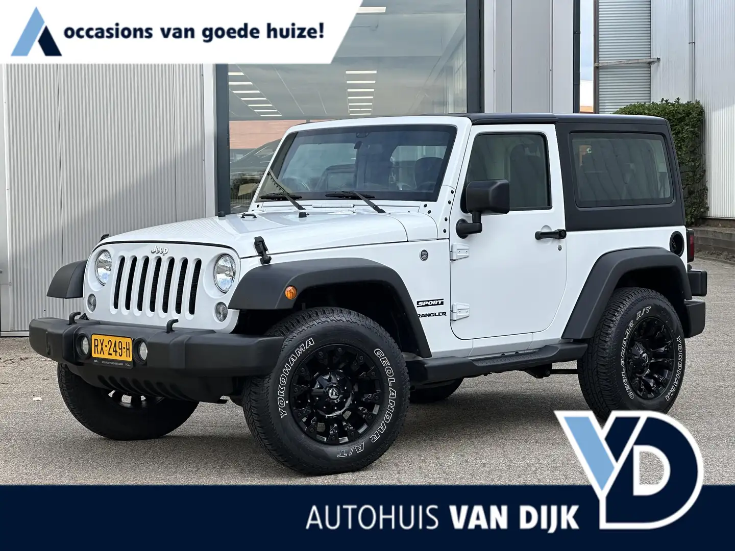 Jeep Wrangler 3.6 Sport V6 automaat met Hardtop en Softop slecht Wit - 1