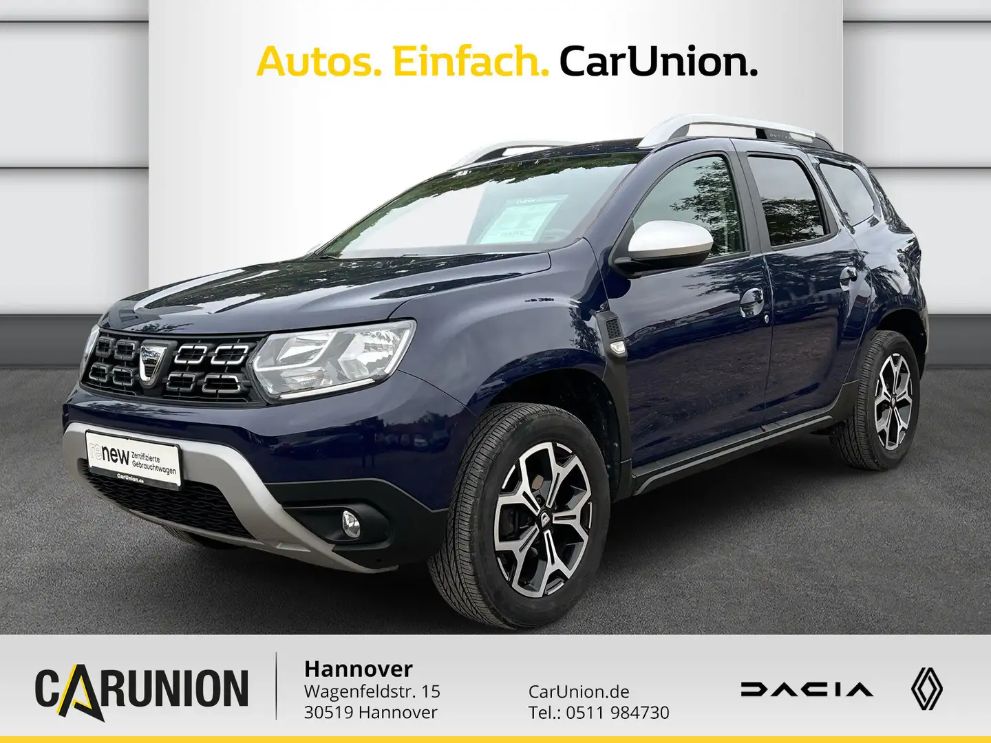 Dacia Duster Prestige SCe 115 2WD Blau - 1