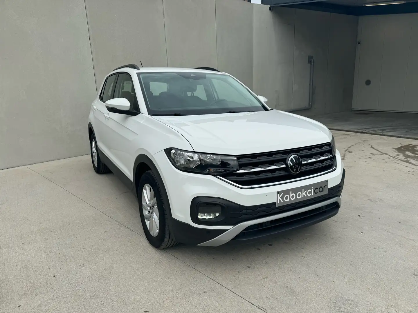 Volkswagen T-Cross 1.0 TSI Style DSG // 6000 KM //. ETAT NEUF// Wit - 1