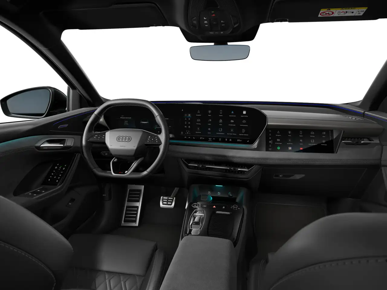 Audi Q6 SUV e-tron Q 2x S LINE NP107 PANO FEINNAPPA LUFT, миниатюра 9