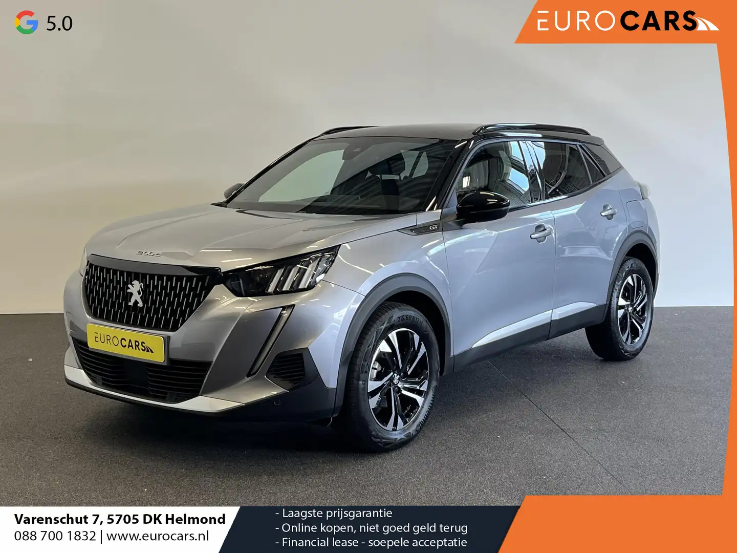 Peugeot 2008 1.2 PureTech 130 GT Cimate control Cruise control Grijs - 1