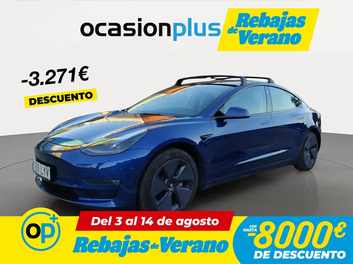 Tesla Model 3 Long-Range Dual Motor AWD Azul - 1