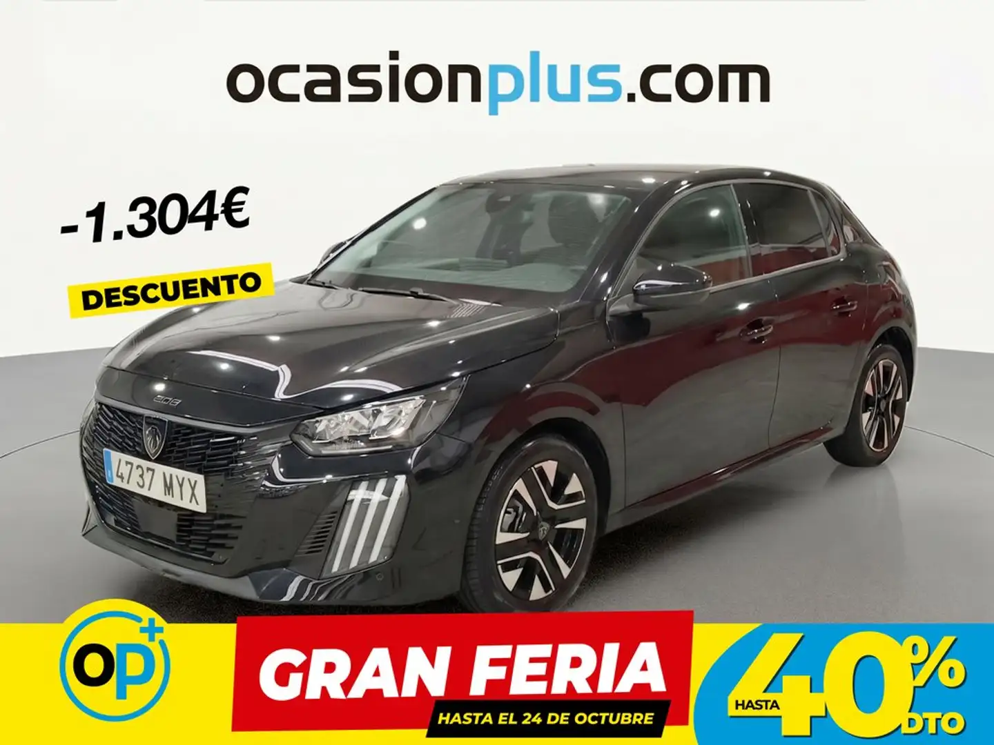 Peugeot 208 1.2 Puretech S&S Allure 100 Negro - 1
