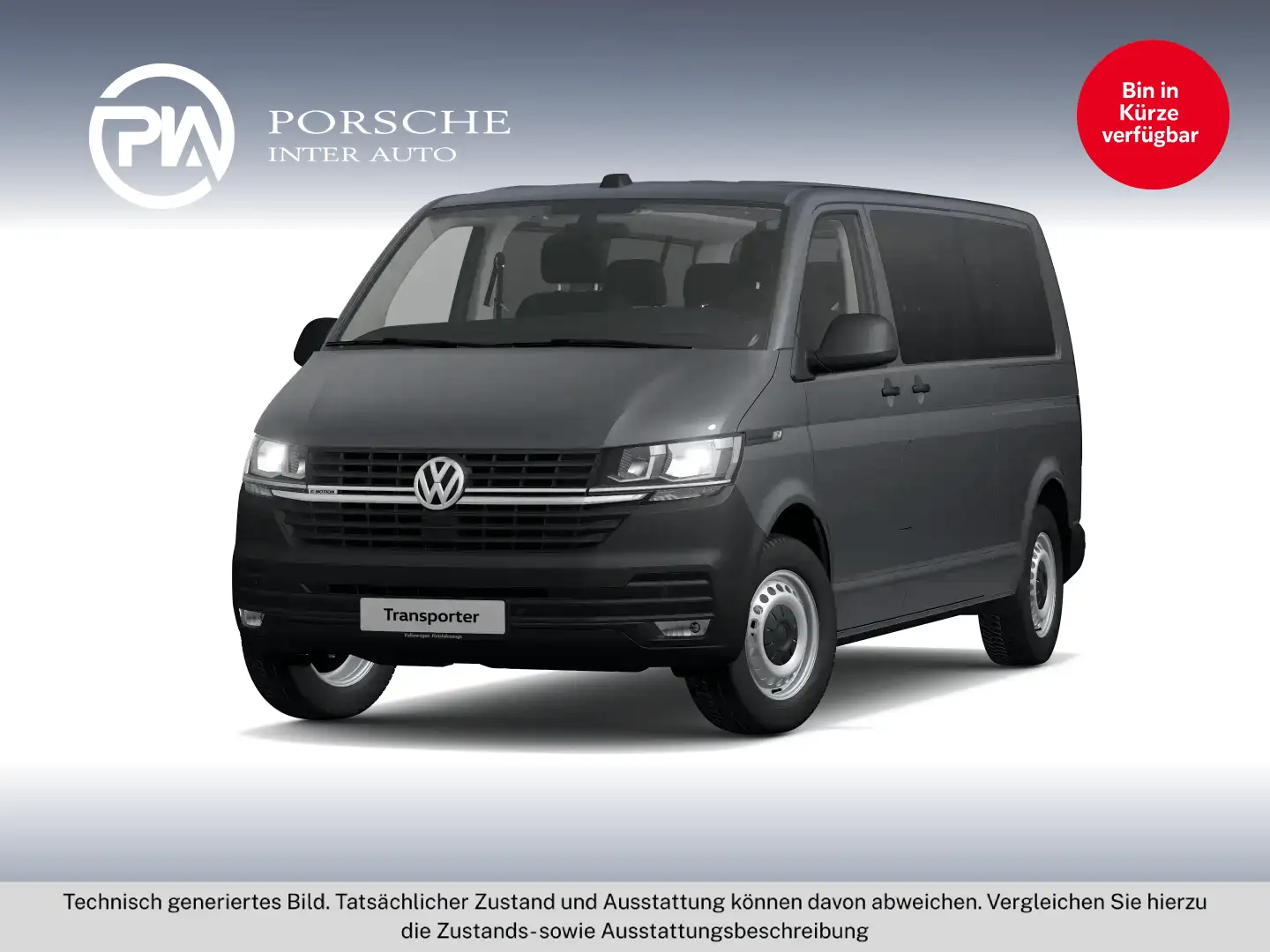 Volkswagen T6.1 Transporter Kombi LR TDI 4MOTION Grau - 1