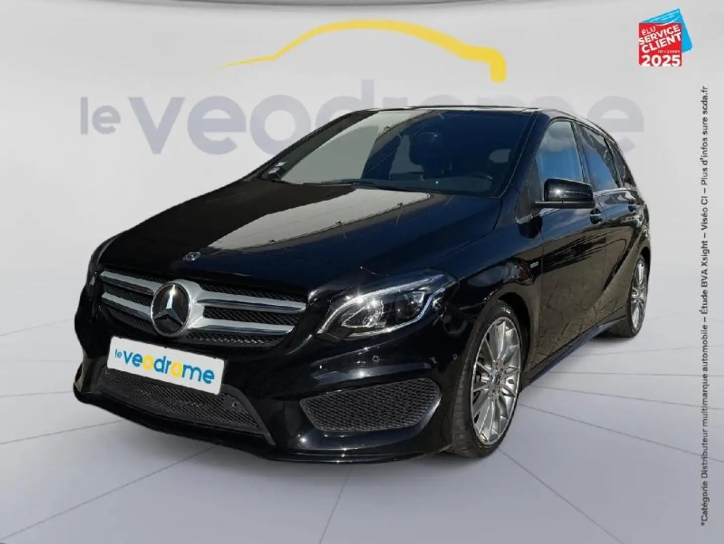 Mercedes-Benz B 180 180 122ch Starlight Edition 7G-DCT Euro6d-T Touvrant Sieges cuir GPS Camera Noir - 1