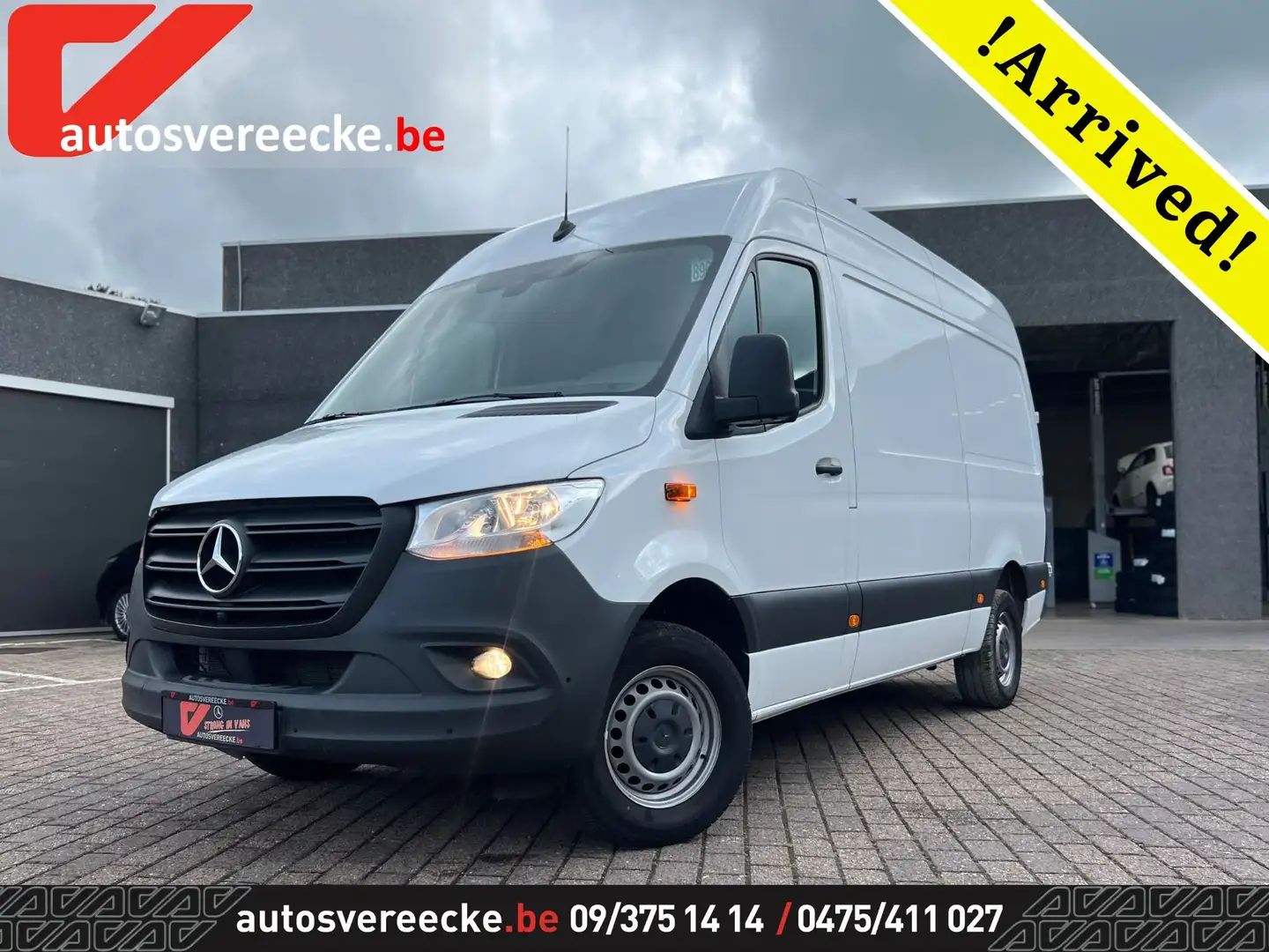 Mercedes-Benz Sprinter 317 L2H2 RWD (34.500€ex) 360CAM|MBUX| SENSOR Blanc - 1
